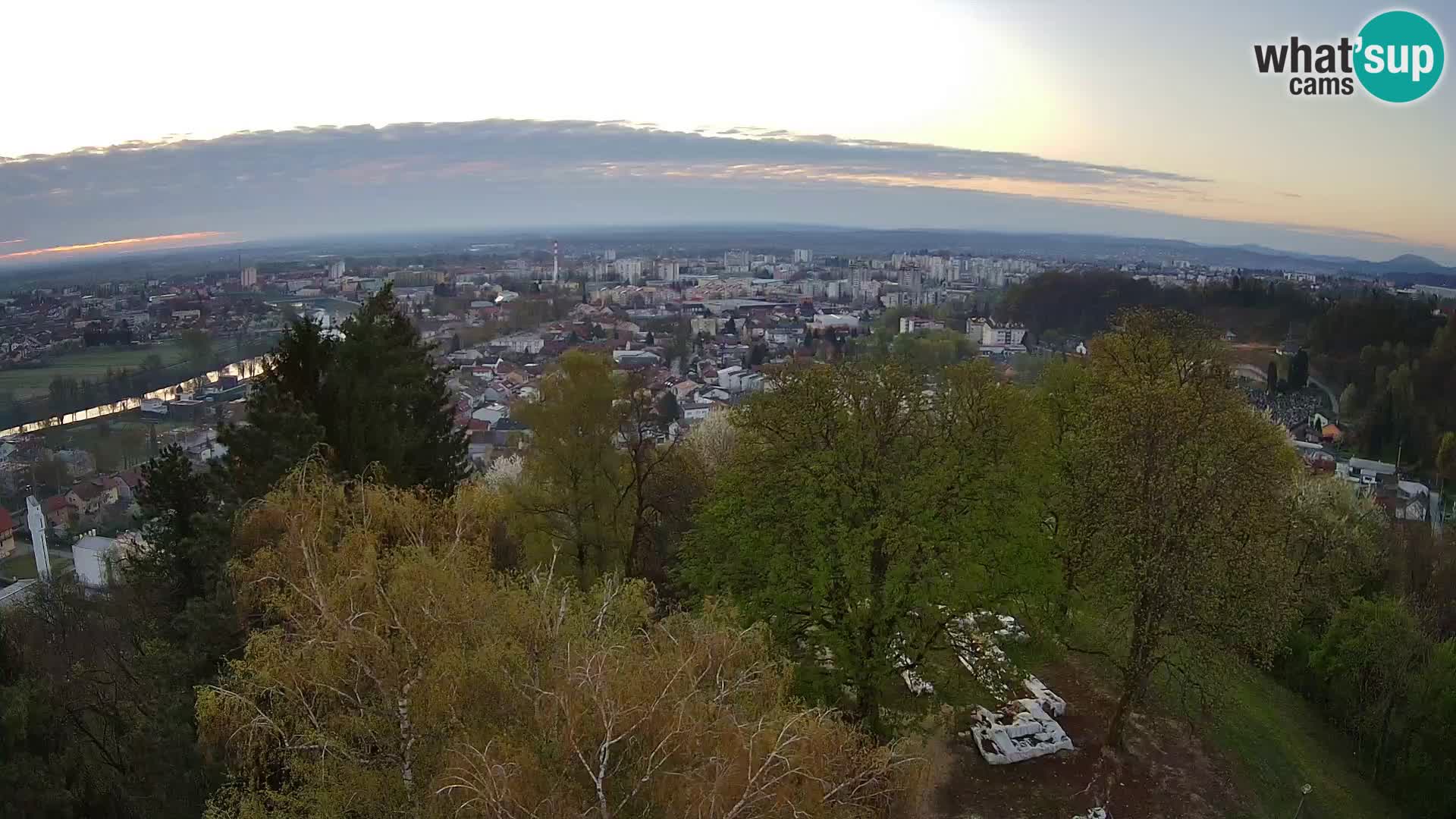 Webcam Karlovac Château Dubovac – Vue en direct de ce monument historique