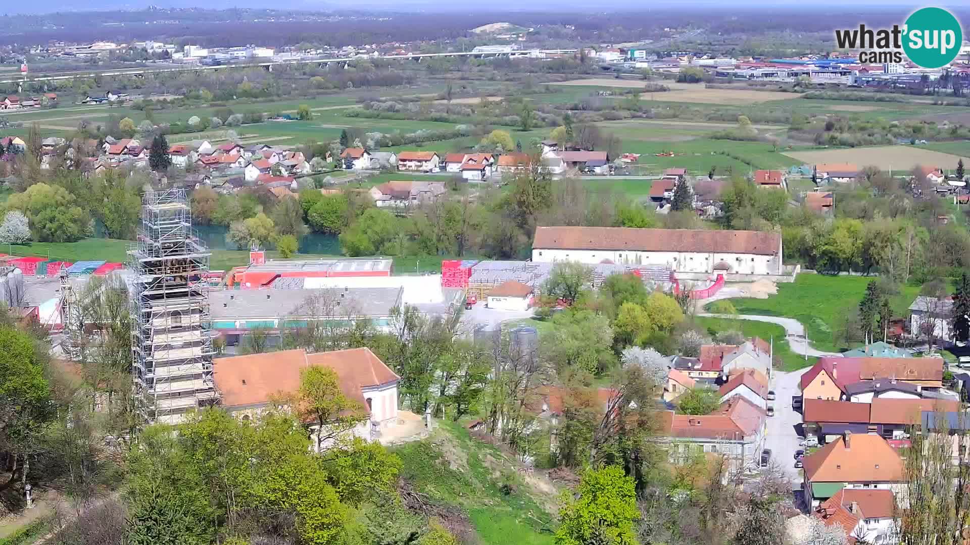 Webcam Karlovac Château Dubovac – Vue en direct de ce monument historique