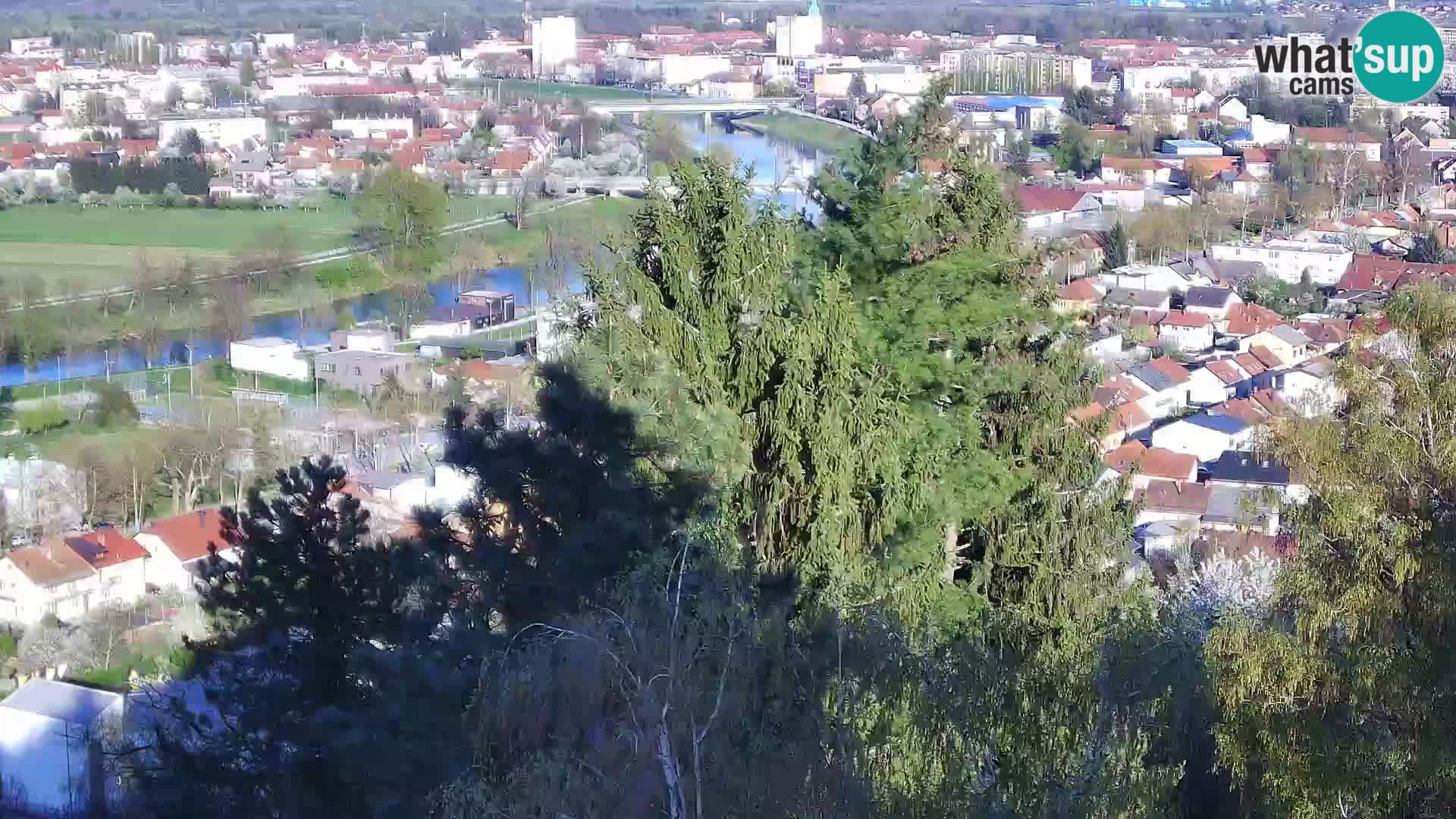 Spletna kamera Karlovac Dubovac grad – Pogled v živo na zgodovinsko znamenitost Karlovca