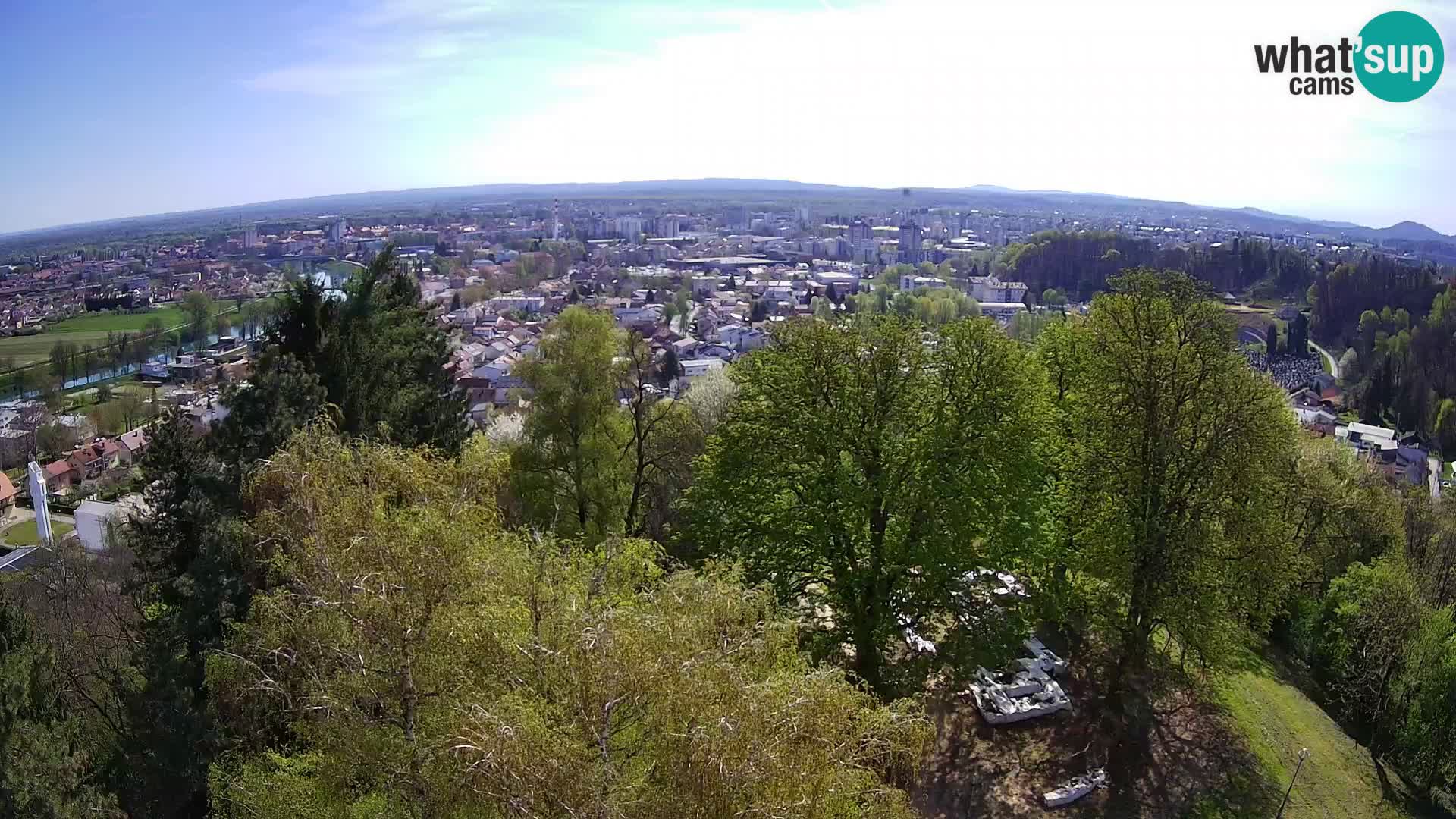 Webcam Karlovac Château Dubovac – Vue en direct de ce monument historique