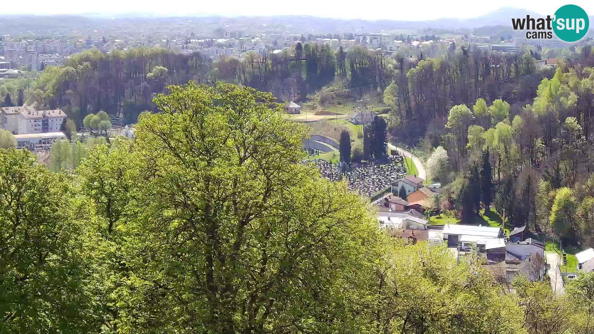 Spletna kamera Karlovac Dubovac grad – Pogled v živo na zgodovinsko znamenitost Karlovca
