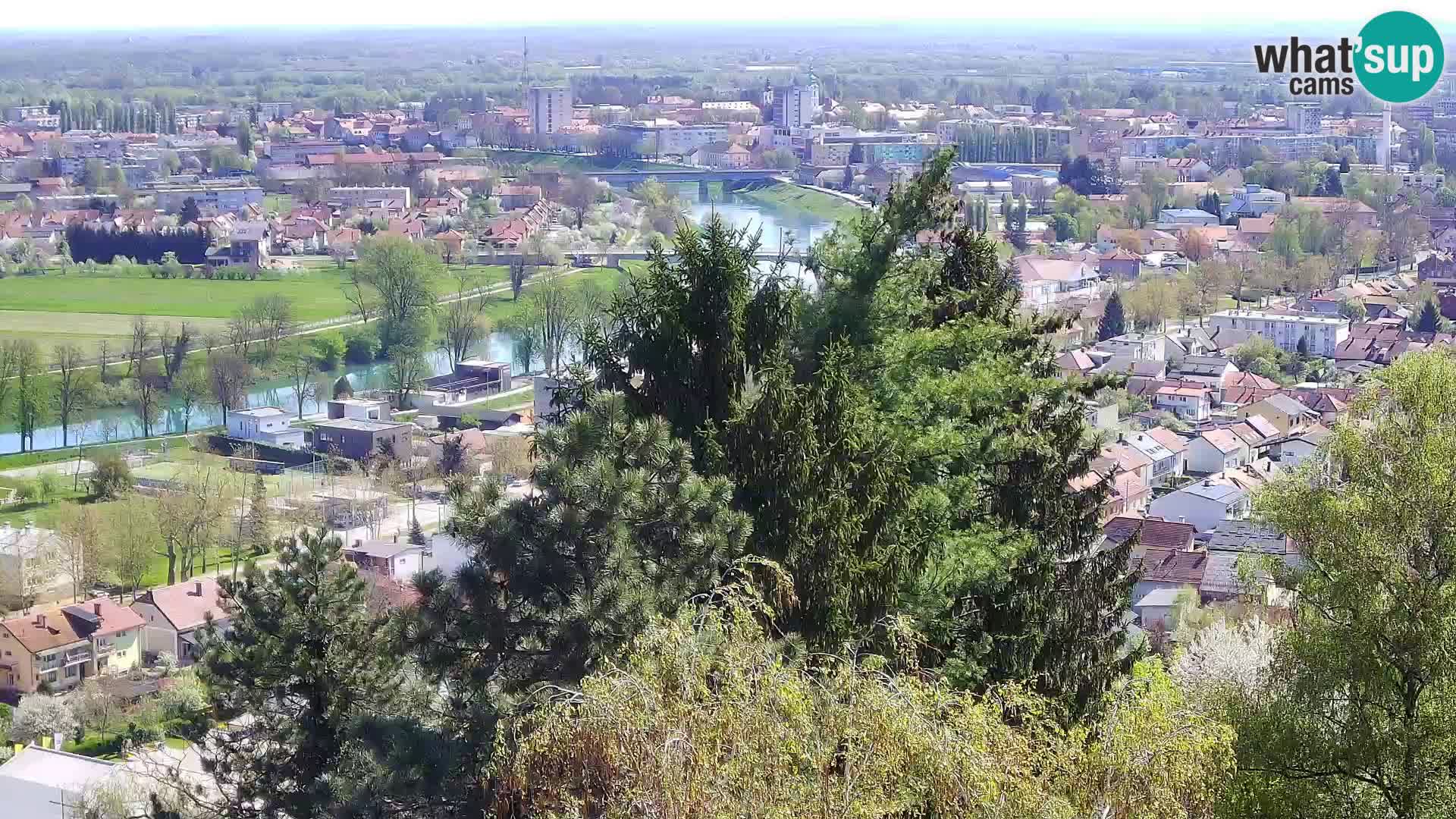 Spletna kamera Karlovac Dubovac grad – Pogled v živo na zgodovinsko znamenitost Karlovca