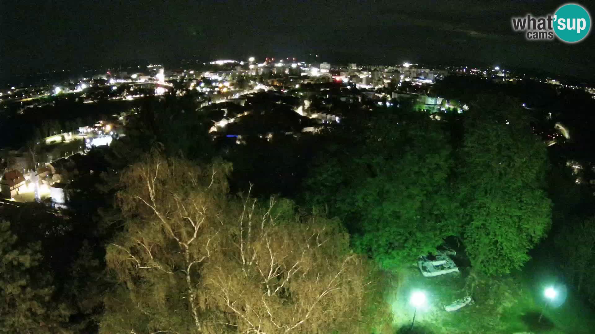 Spletna kamera Karlovac Dubovac grad – Pogled v živo na zgodovinsko znamenitost Karlovca