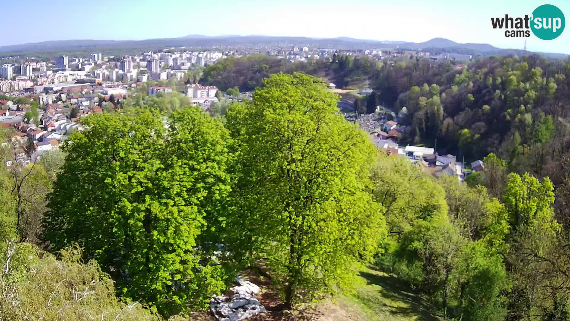 Spletna kamera Karlovac Dubovac grad – Pogled v živo na zgodovinsko znamenitost Karlovca