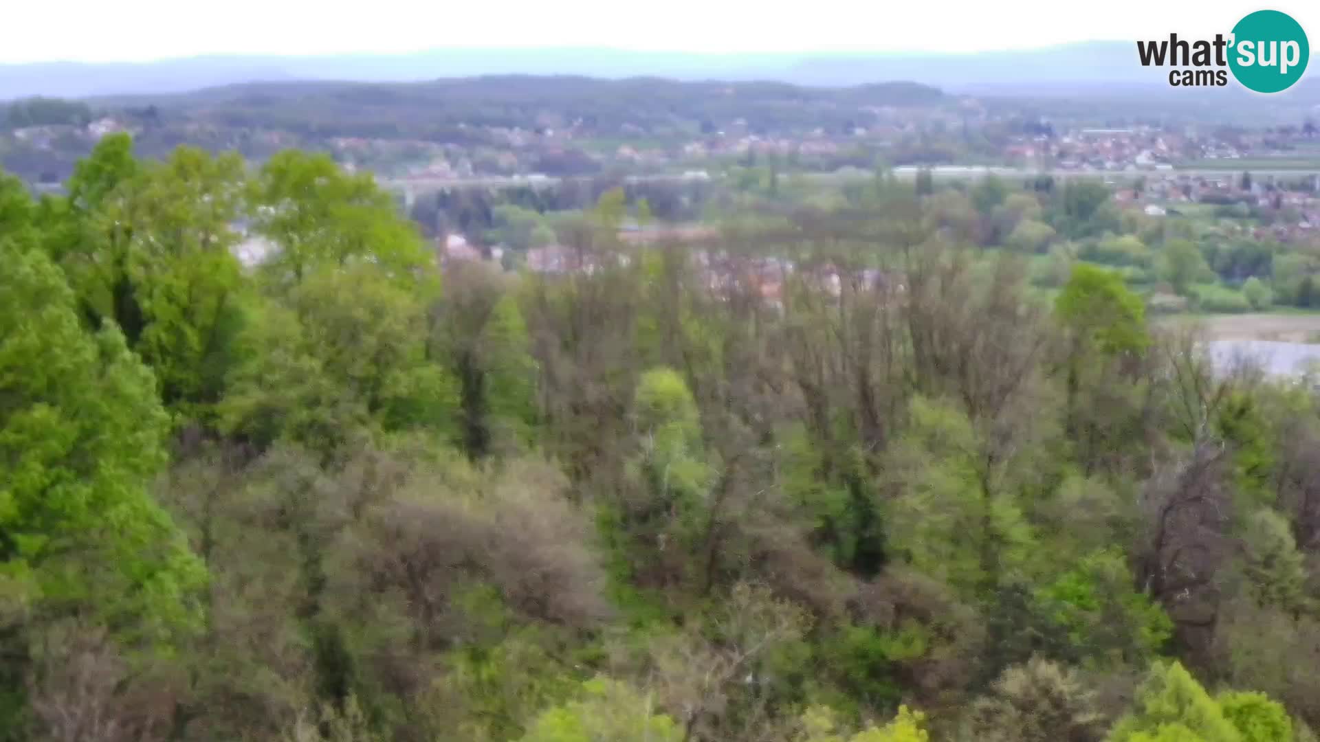 Spletna kamera Karlovac Dubovac grad – Pogled v živo na zgodovinsko znamenitost Karlovca