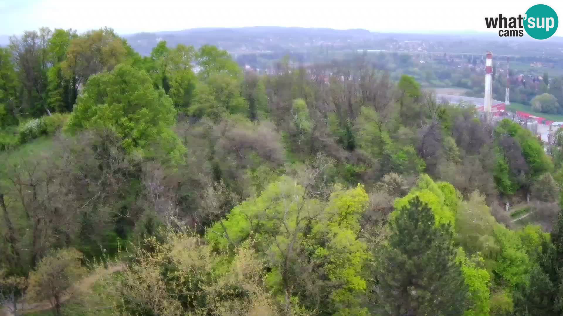 Spletna kamera Karlovac Dubovac grad – Pogled v živo na zgodovinsko znamenitost Karlovca