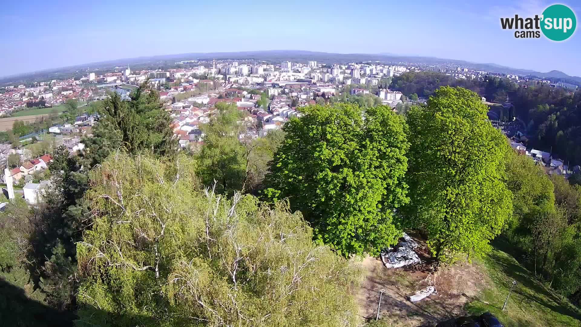Webcam Karlovac Château Dubovac – Vue en direct de ce monument historique