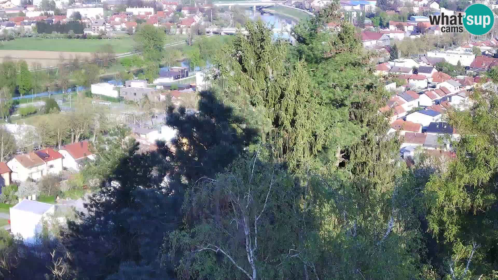 Spletna kamera Karlovac Dubovac grad – Pogled v živo na zgodovinsko znamenitost Karlovca