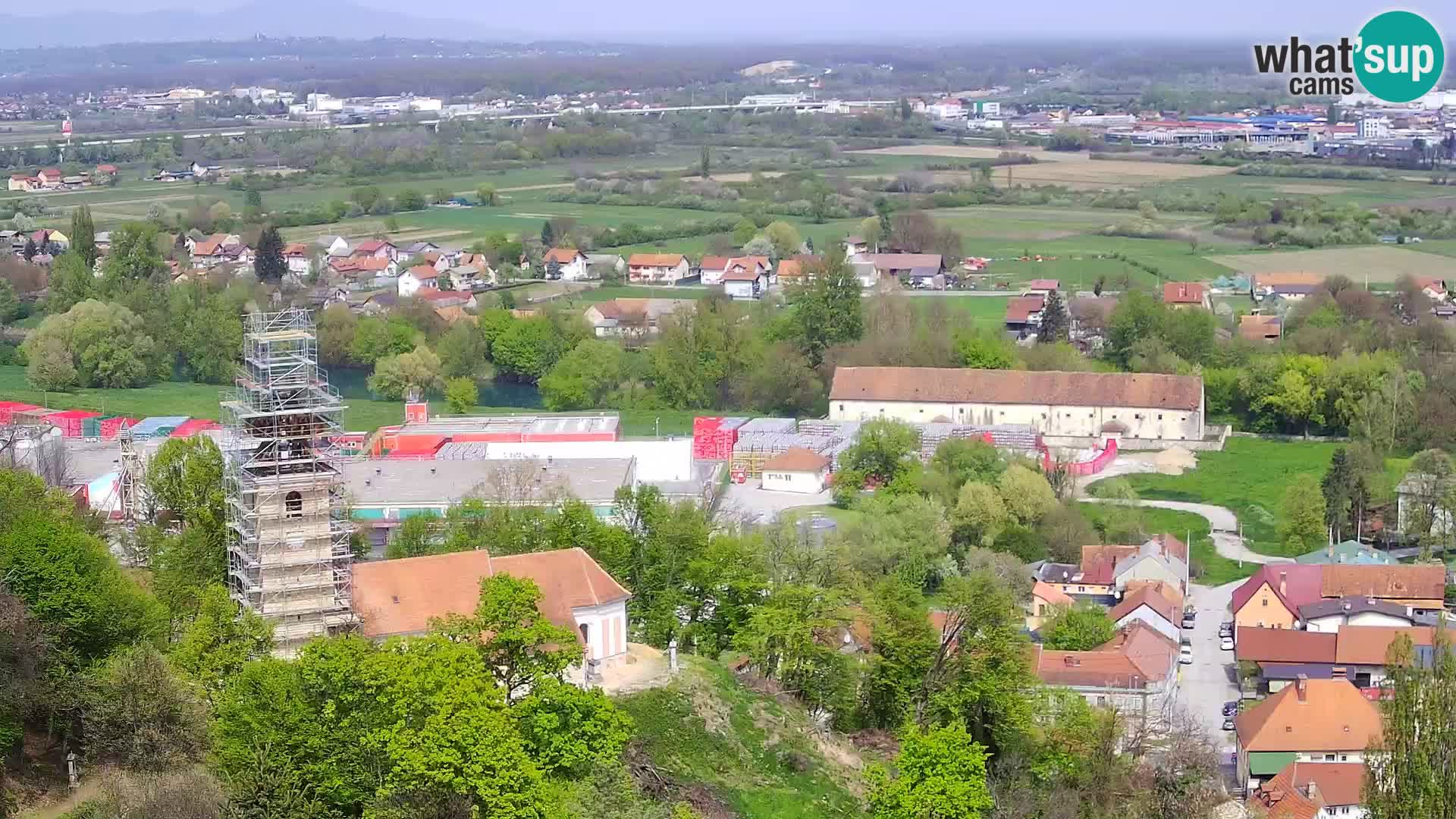 Webcam Karlovac Château Dubovac – Vue en direct de ce monument historique