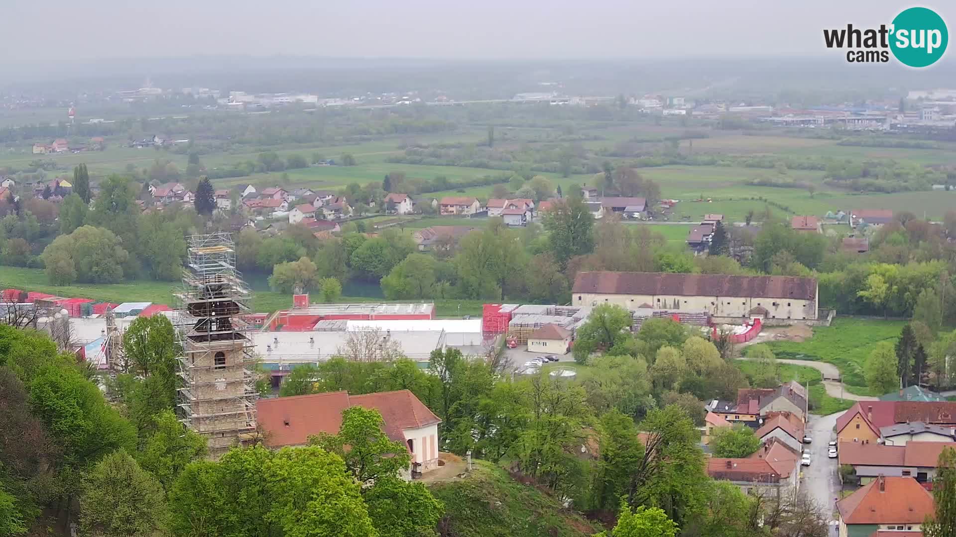 Webcam Karlovac Dubovac Castle – Live View of Karlovac’s Historic Landmark