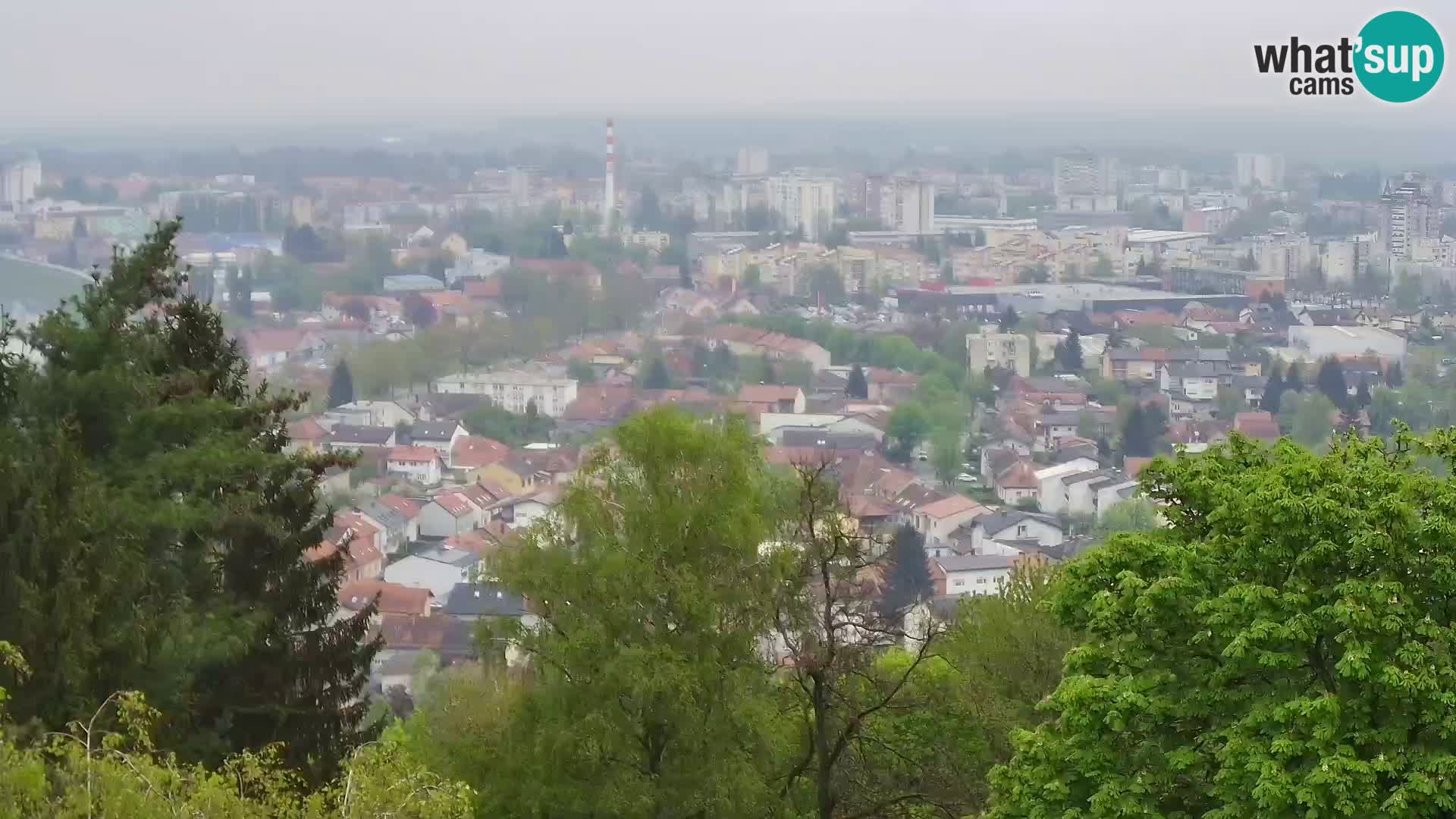 Spletna kamera Karlovac Dubovac grad – Pogled v živo na zgodovinsko znamenitost Karlovca