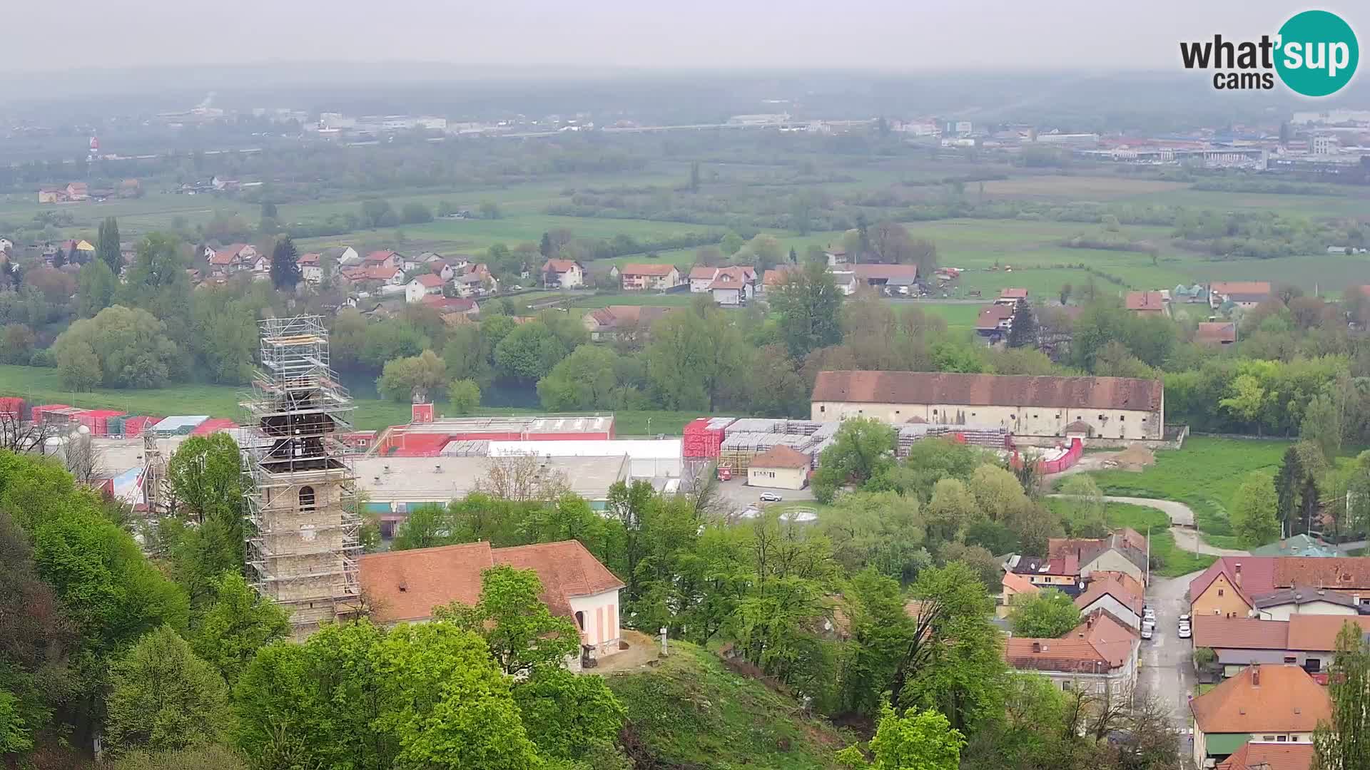 Webcam Karlovac Château Dubovac – Vue en direct de ce monument historique