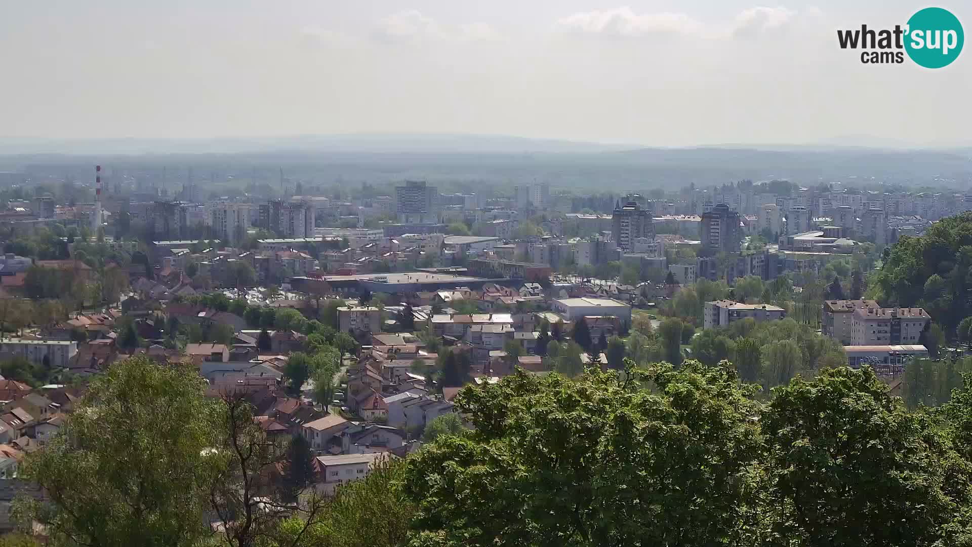 Spletna kamera Karlovac Dubovac grad – Pogled v živo na zgodovinsko znamenitost Karlovca