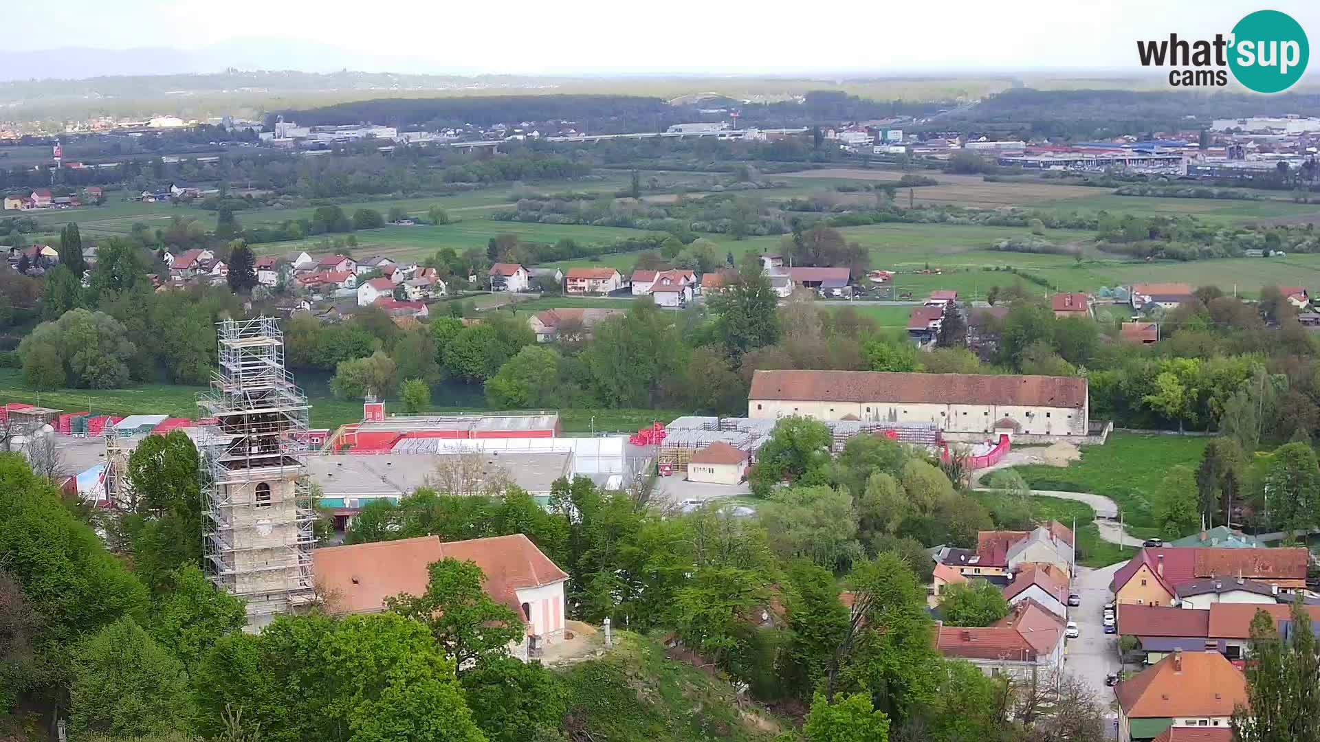 Webcam Karlovac Château Dubovac – Vue en direct de ce monument historique