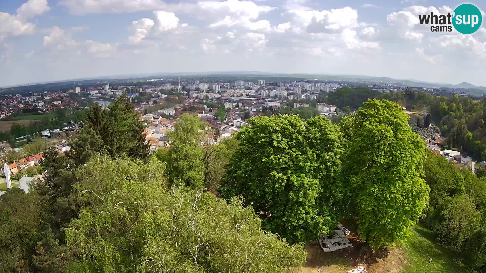 Webcam Karlovac Château Dubovac – Vue en direct de ce monument historique