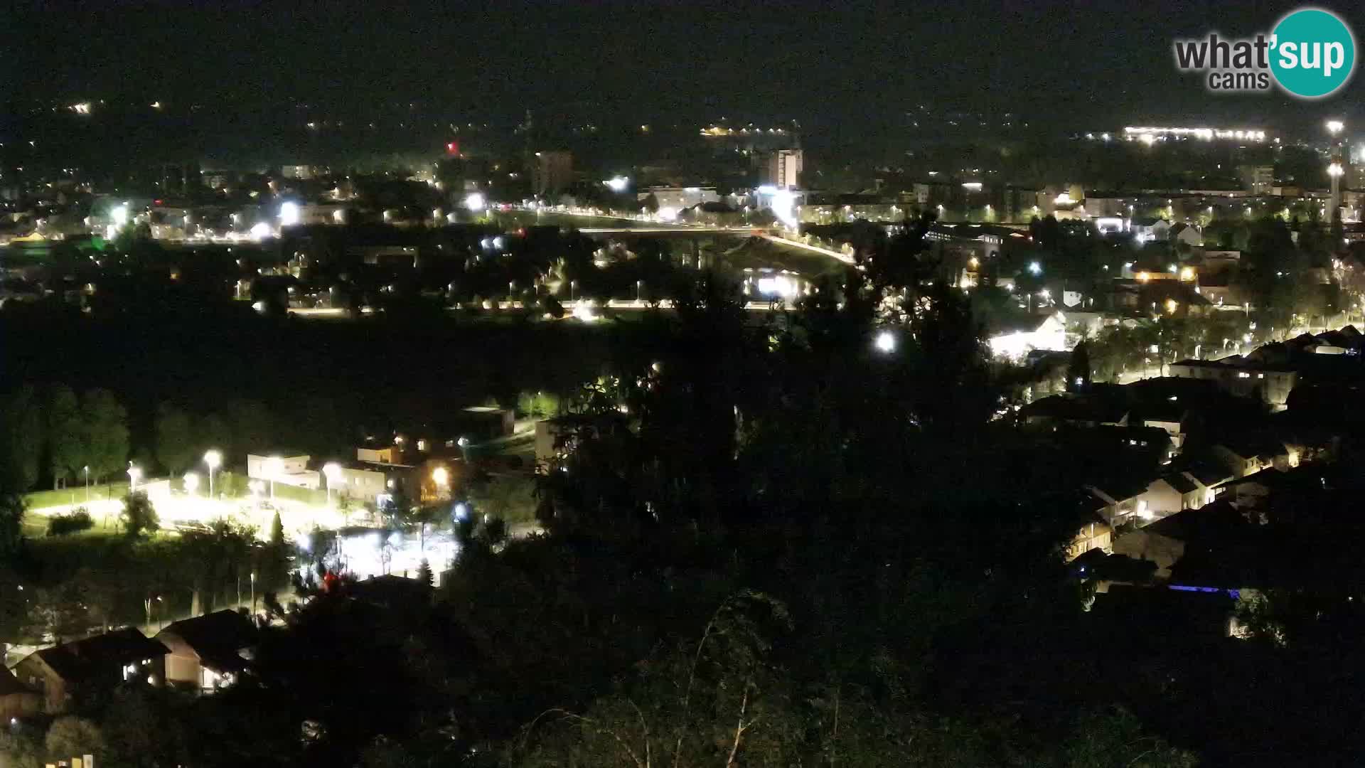 Spletna kamera Karlovac Dubovac grad – Pogled v živo na zgodovinsko znamenitost Karlovca