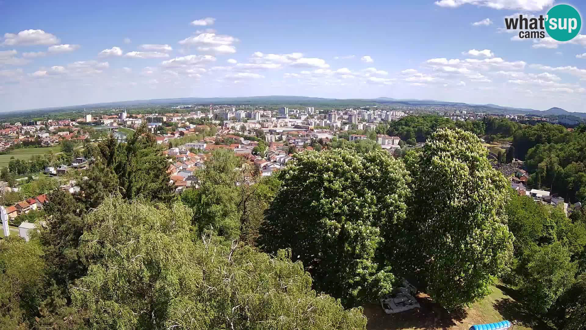 Webcam Karlovac Château Dubovac – Vue en direct de ce monument historique