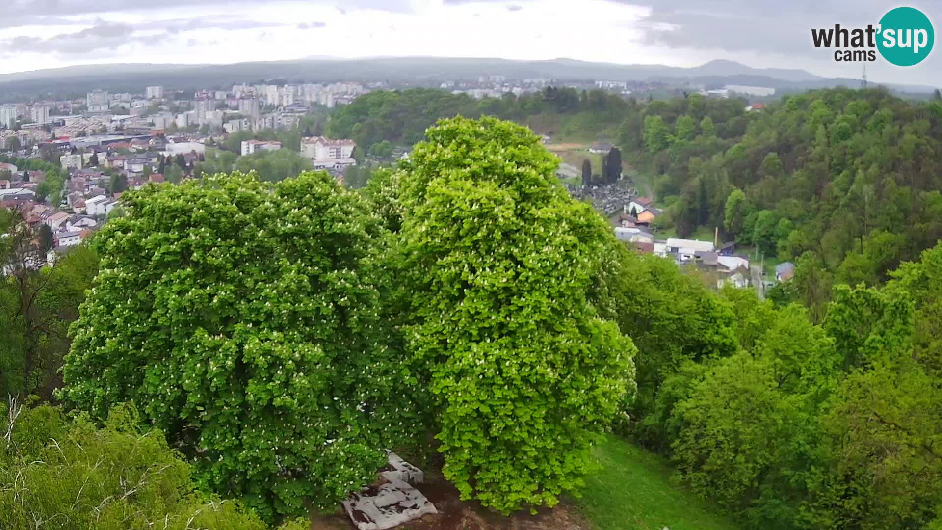 Webcam Karlovac Château Dubovac – Vue en direct de ce monument historique