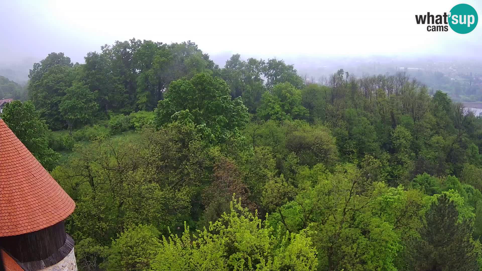 Spletna kamera Karlovac Dubovac grad – Pogled v živo na zgodovinsko znamenitost Karlovca