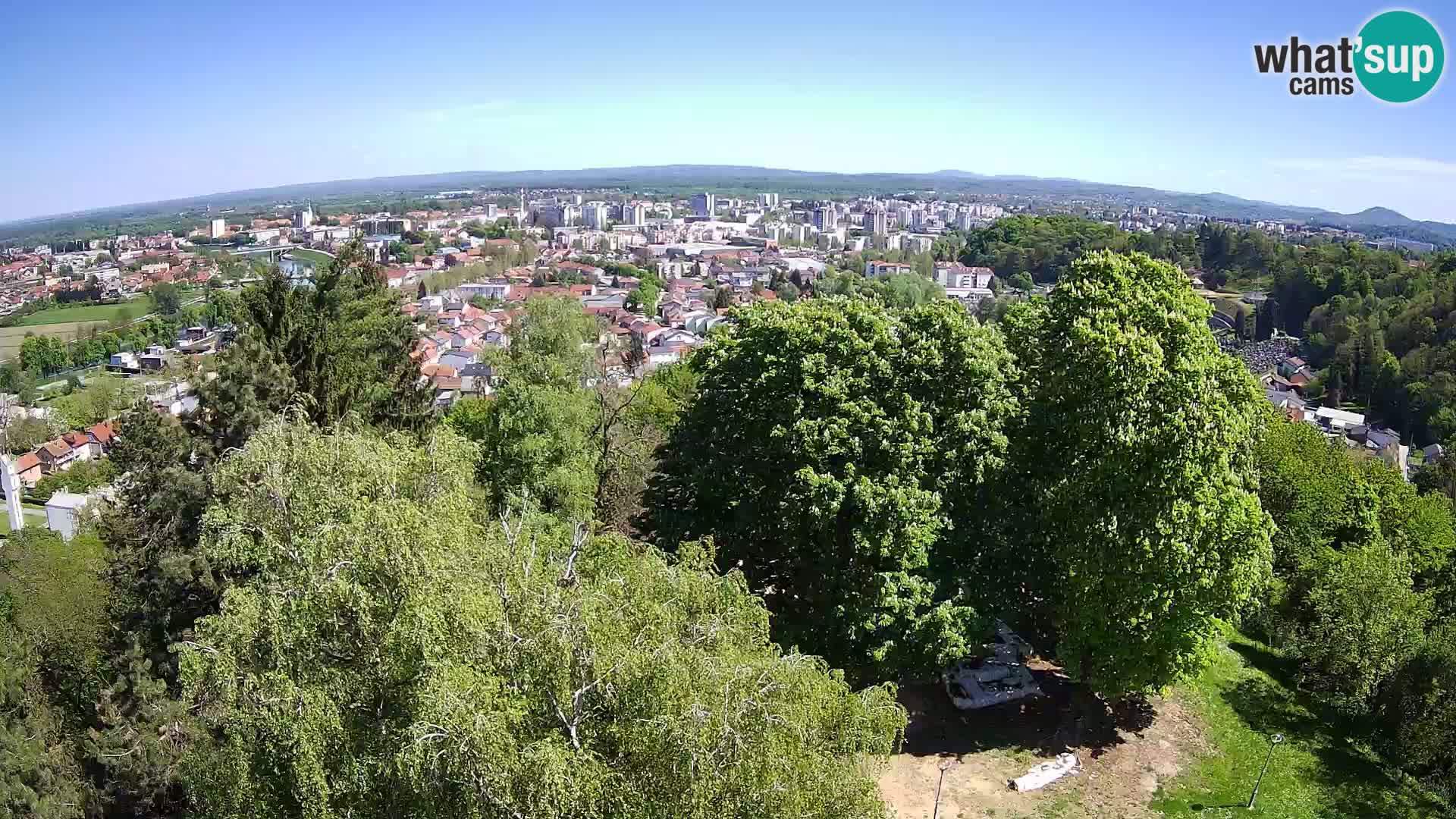 Webcam Karlovac Dubovac Castle – Live View of Karlovac’s Historic Landmark