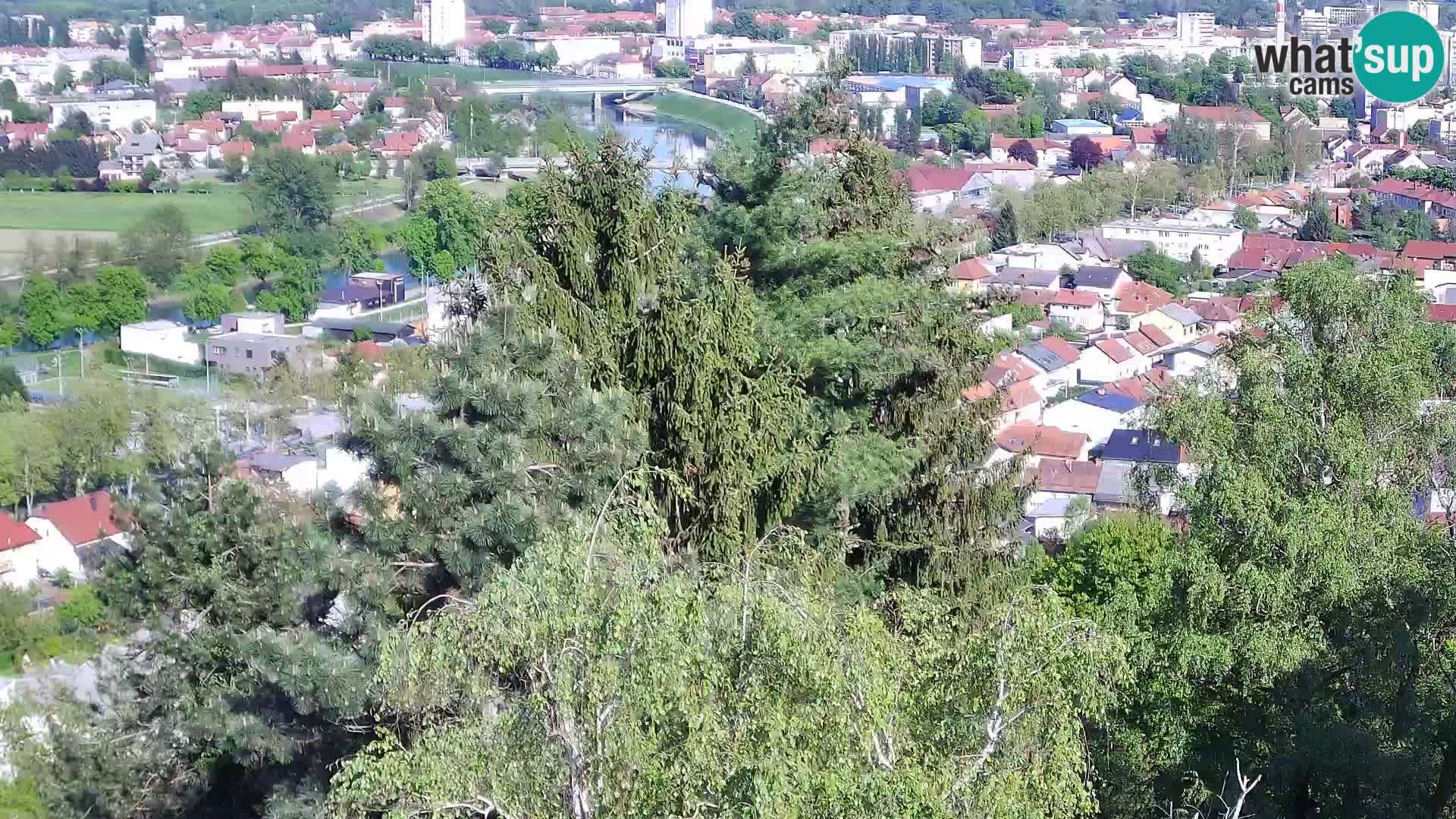Spletna kamera Karlovac Dubovac grad – Pogled v živo na zgodovinsko znamenitost Karlovca