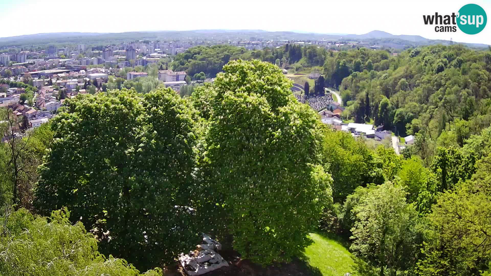 Webcam Karlovac Château Dubovac – Vue en direct de ce monument historique
