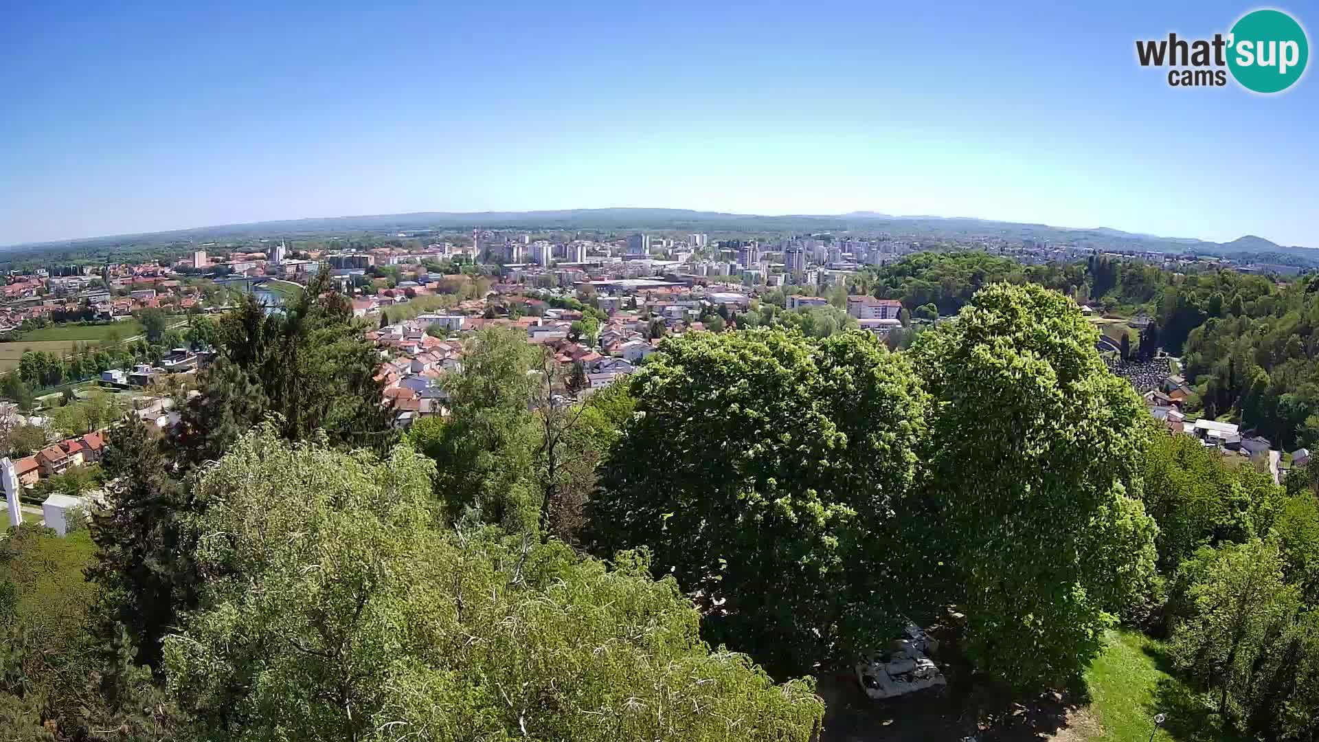 Webcam Karlovac Château Dubovac – Vue en direct de ce monument historique