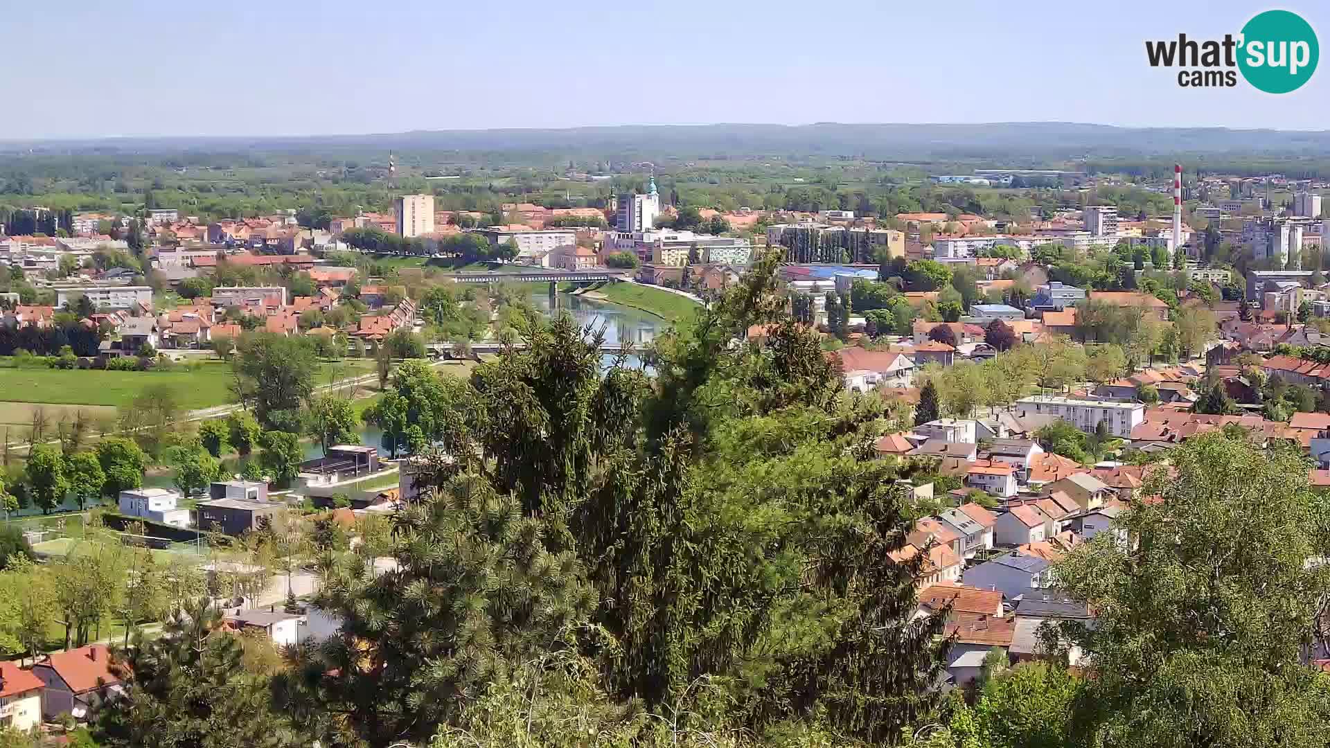 Web kamera Karlovac – Dvorac Dubovac uživo