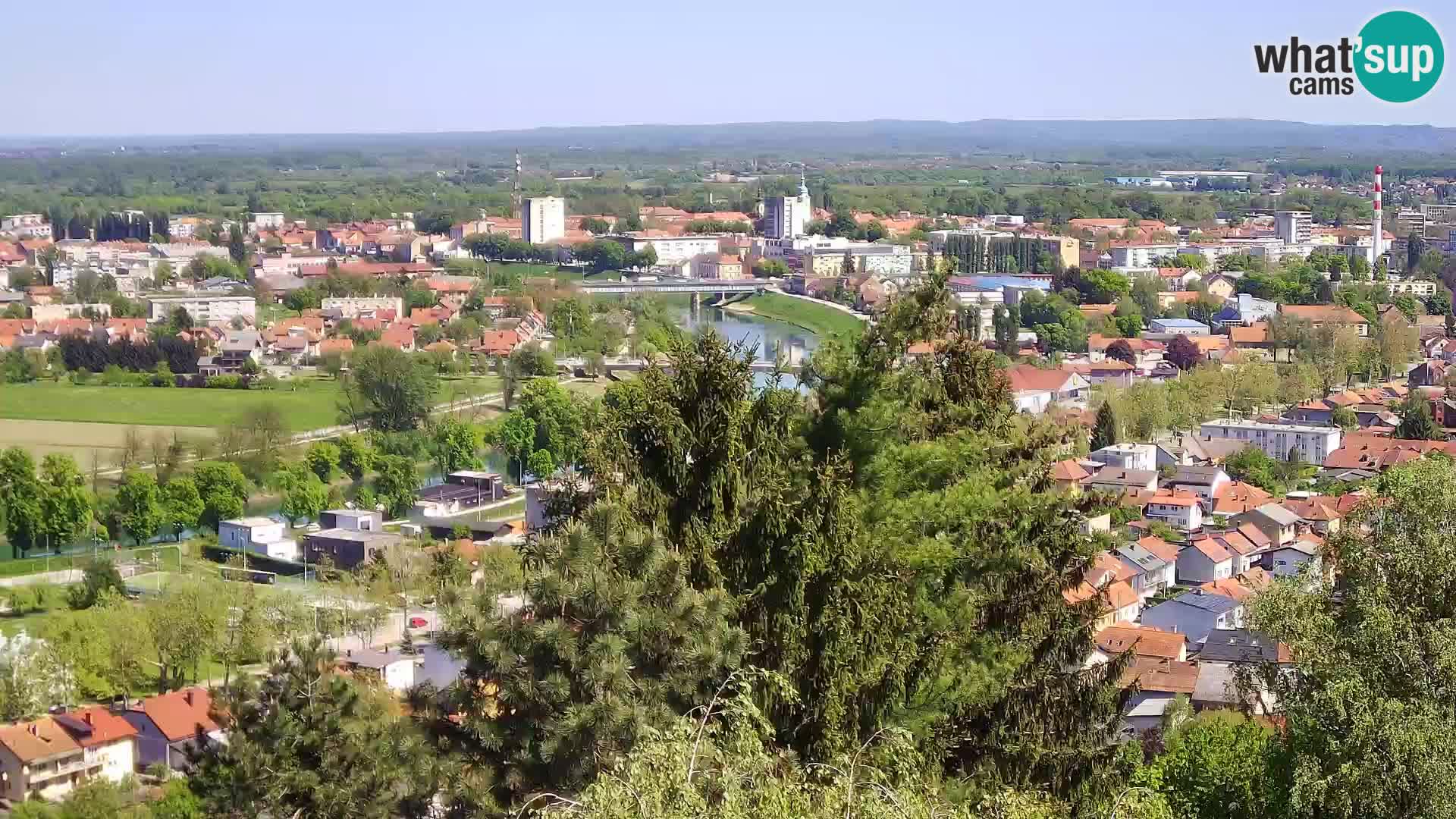 Webcam Karlovac Château Dubovac – Vue en direct de ce monument historique