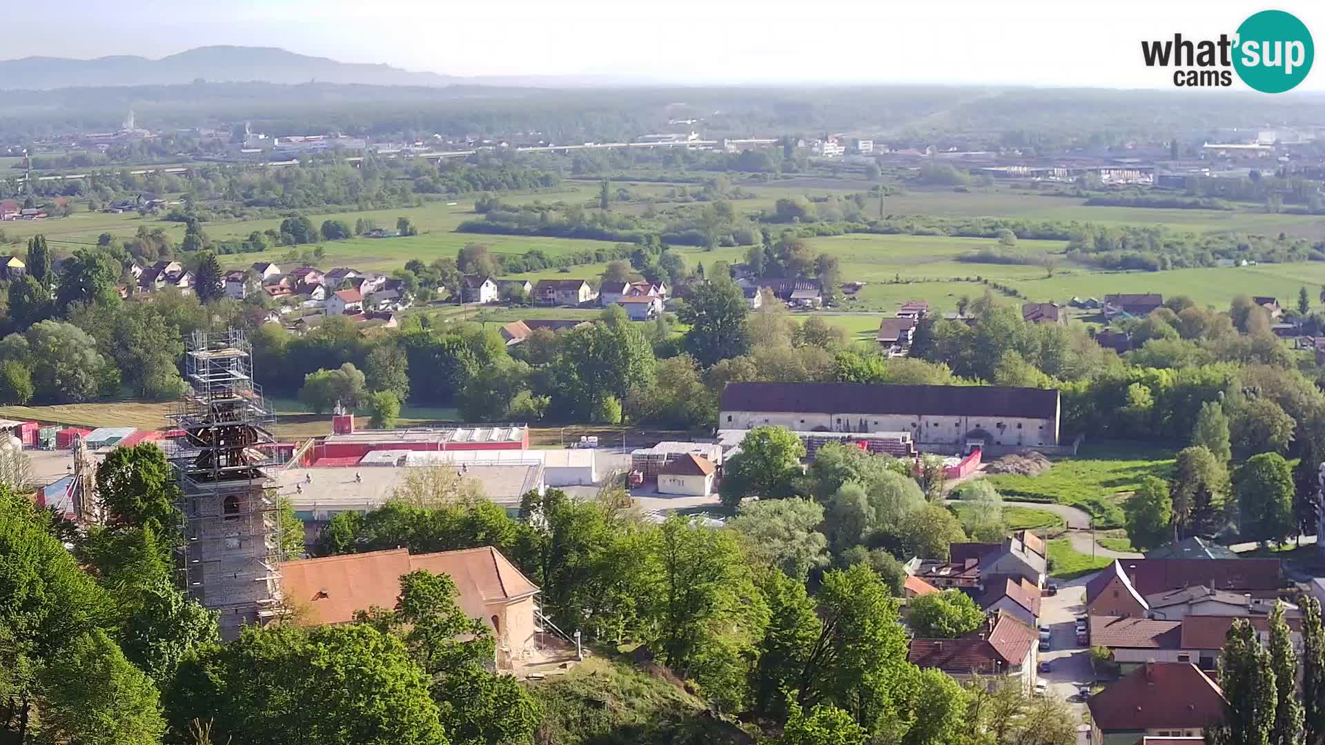 Webcam Karlovac Château Dubovac – Vue en direct de ce monument historique