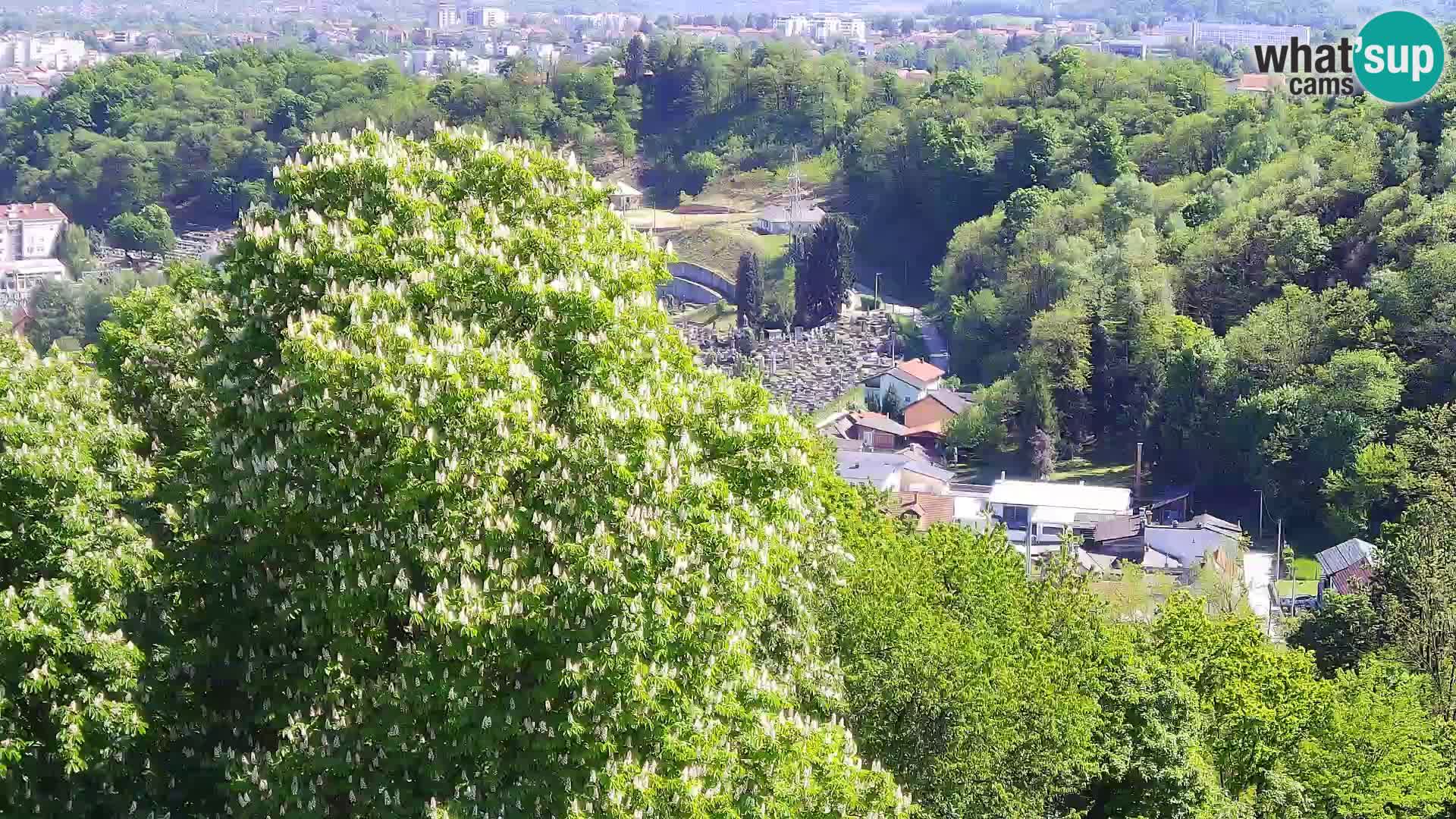 Spletna kamera Karlovac Dubovac grad – Pogled v živo na zgodovinsko znamenitost Karlovca