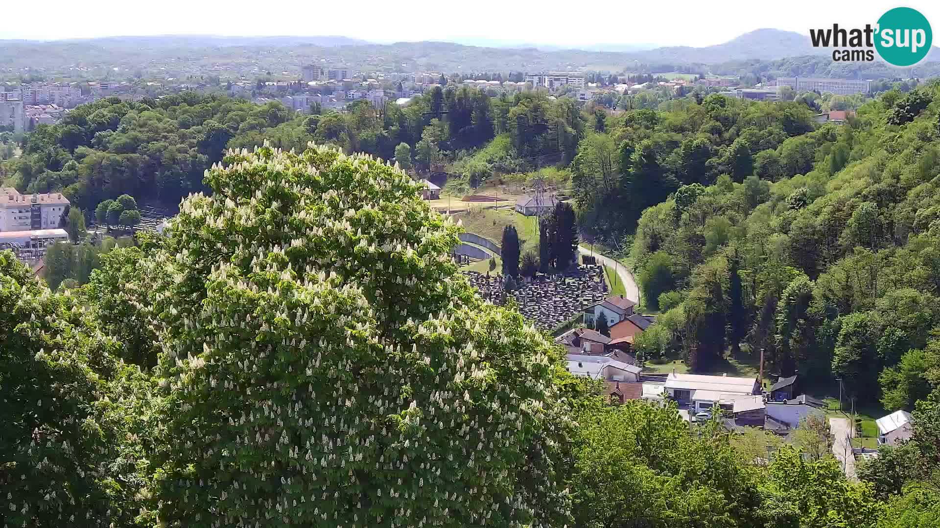 Webcam Karlovac Château Dubovac – Vue en direct de ce monument historique