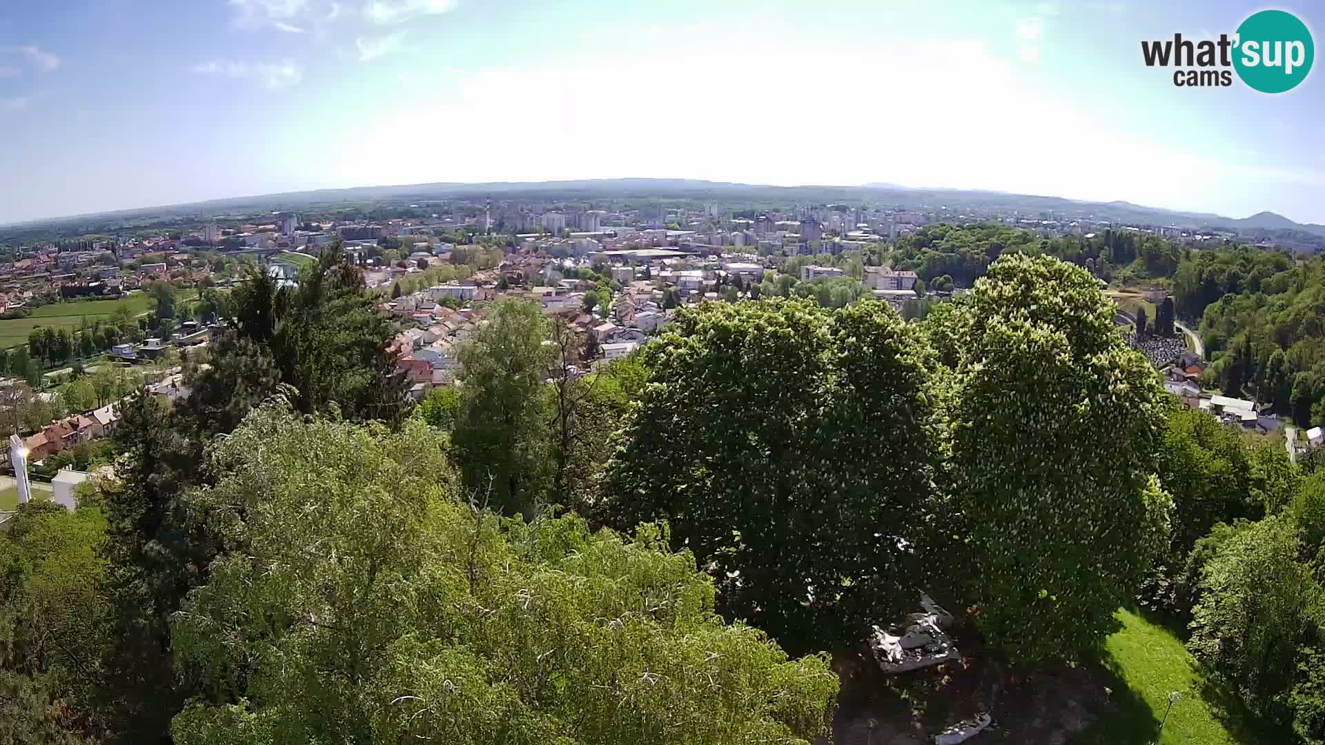 Webcam Karlovac Château Dubovac – Vue en direct de ce monument historique