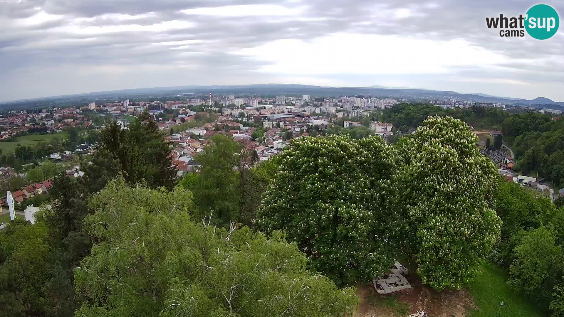 Web kamera Karlovac – Dvorac Dubovac uživo