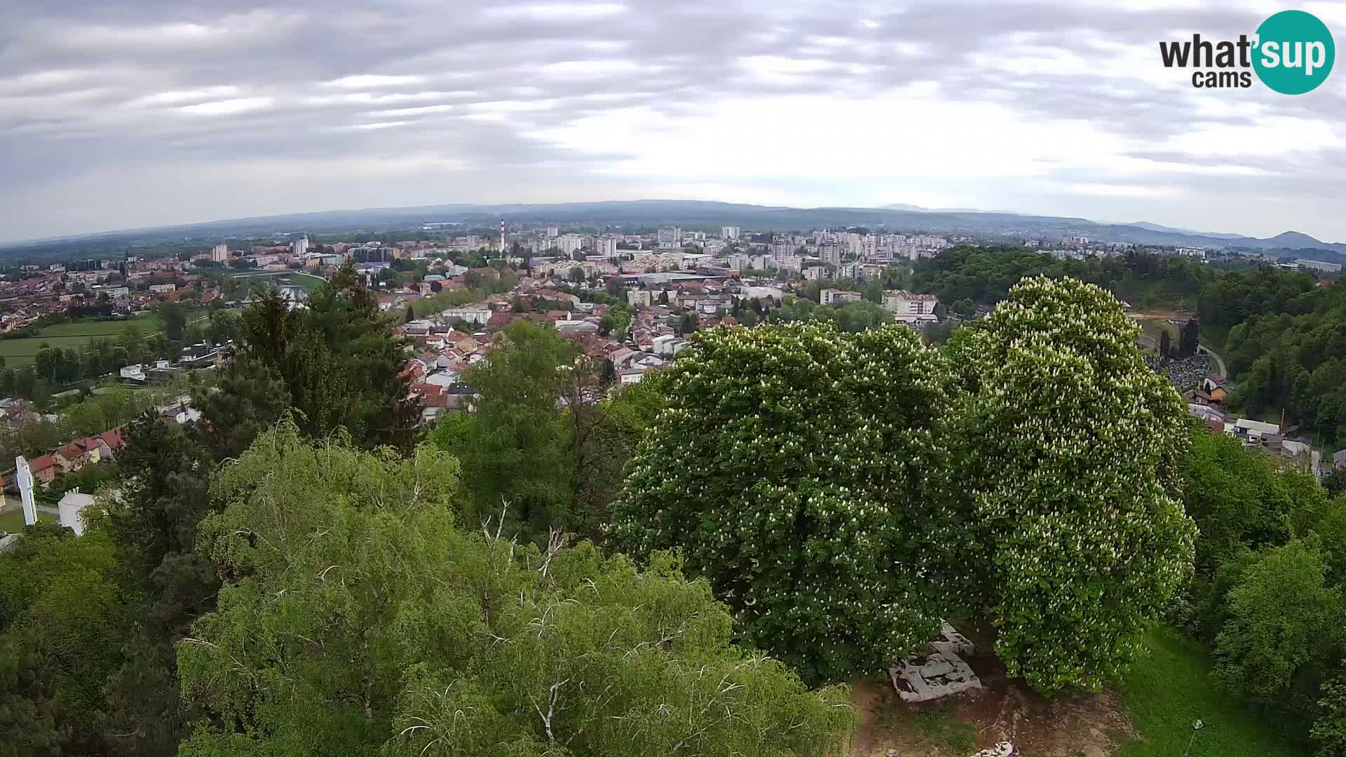 Web kamera Karlovac – Dvorac Dubovac uživo