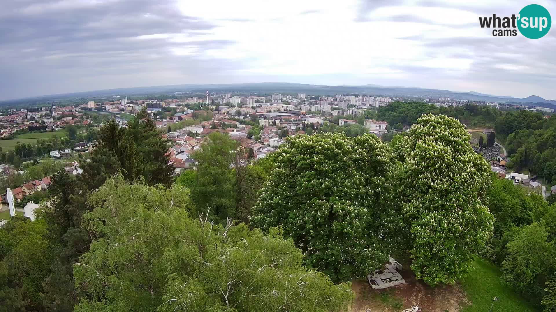 Webcam Karlovac Château Dubovac – Vue en direct de ce monument historique