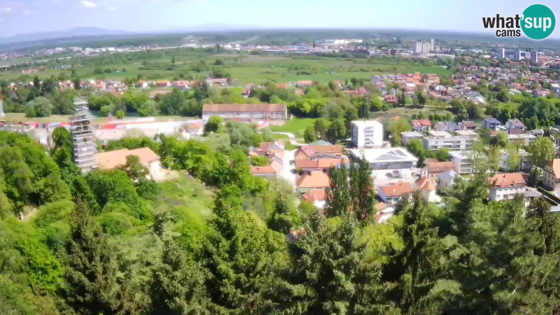 Webcam Karlovac Château Dubovac – Vue en direct de ce monument historique