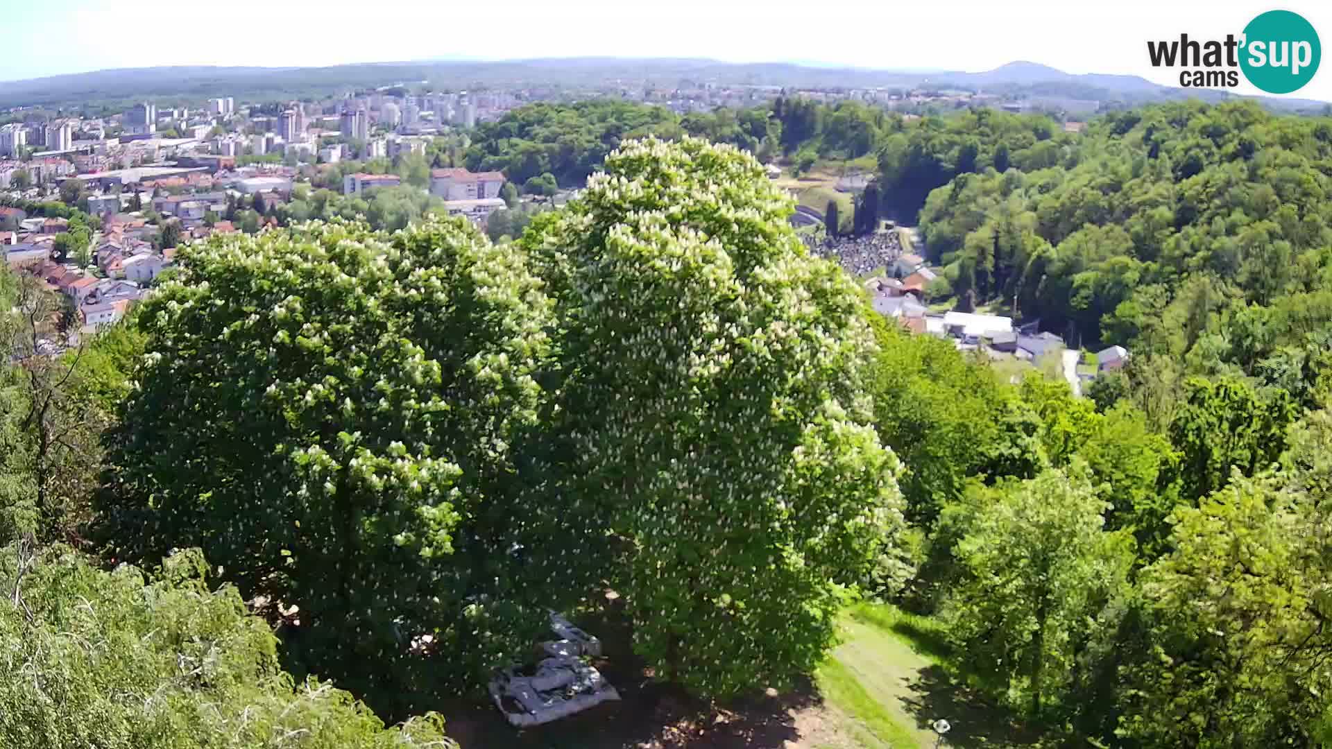 Webcam Karlovac Château Dubovac – Vue en direct de ce monument historique
