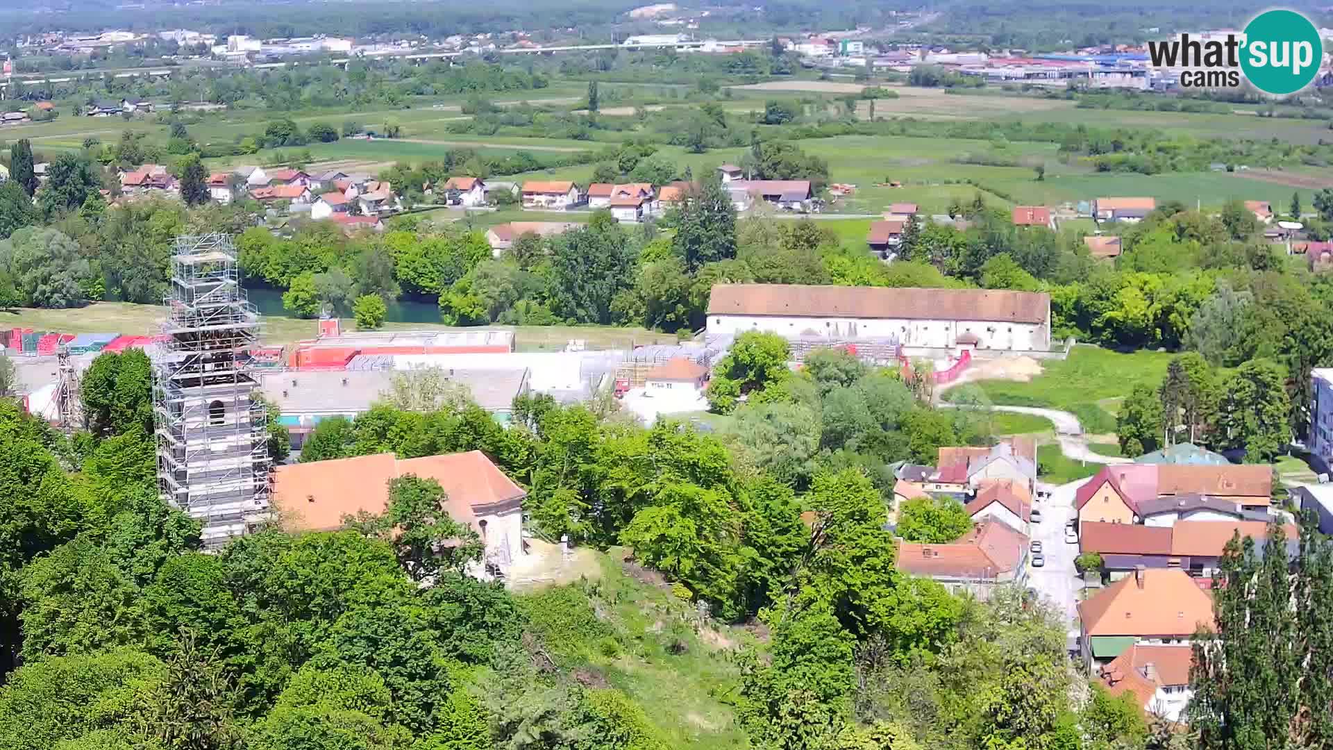 Webcam Karlovac Château Dubovac – Vue en direct de ce monument historique