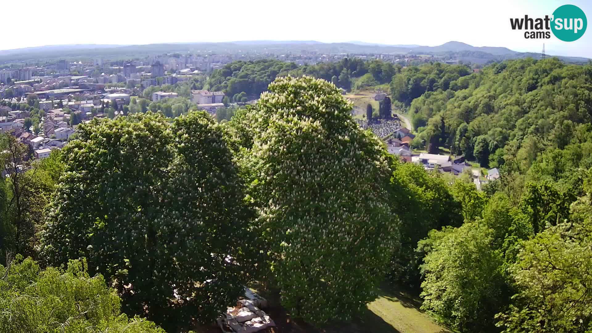 Web kamera Karlovac – Dvorac Dubovac uživo