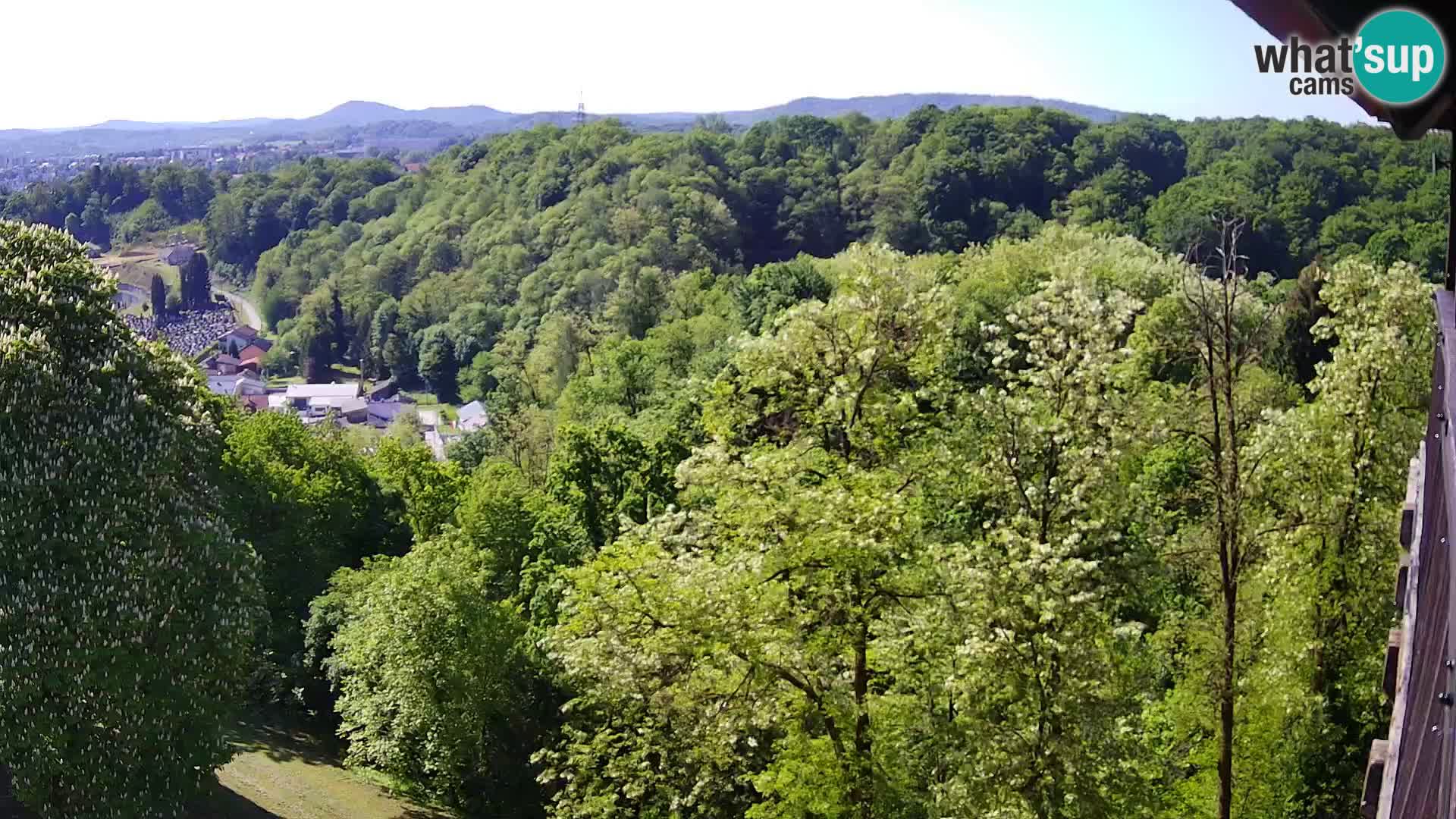 Webcam Karlovac Château Dubovac – Vue en direct de ce monument historique