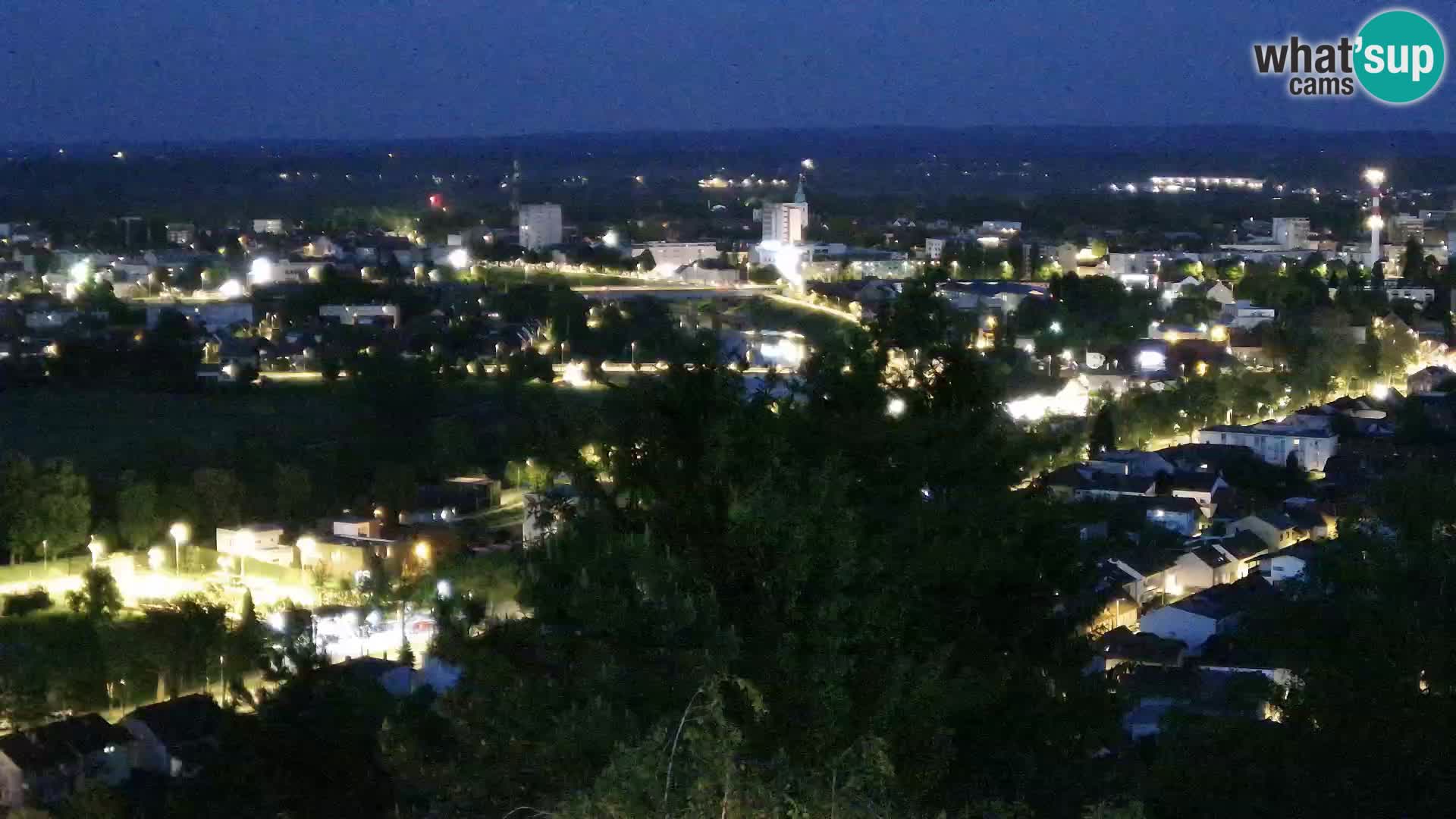 Spletna kamera Karlovac Dubovac grad – Pogled v živo na zgodovinsko znamenitost Karlovca