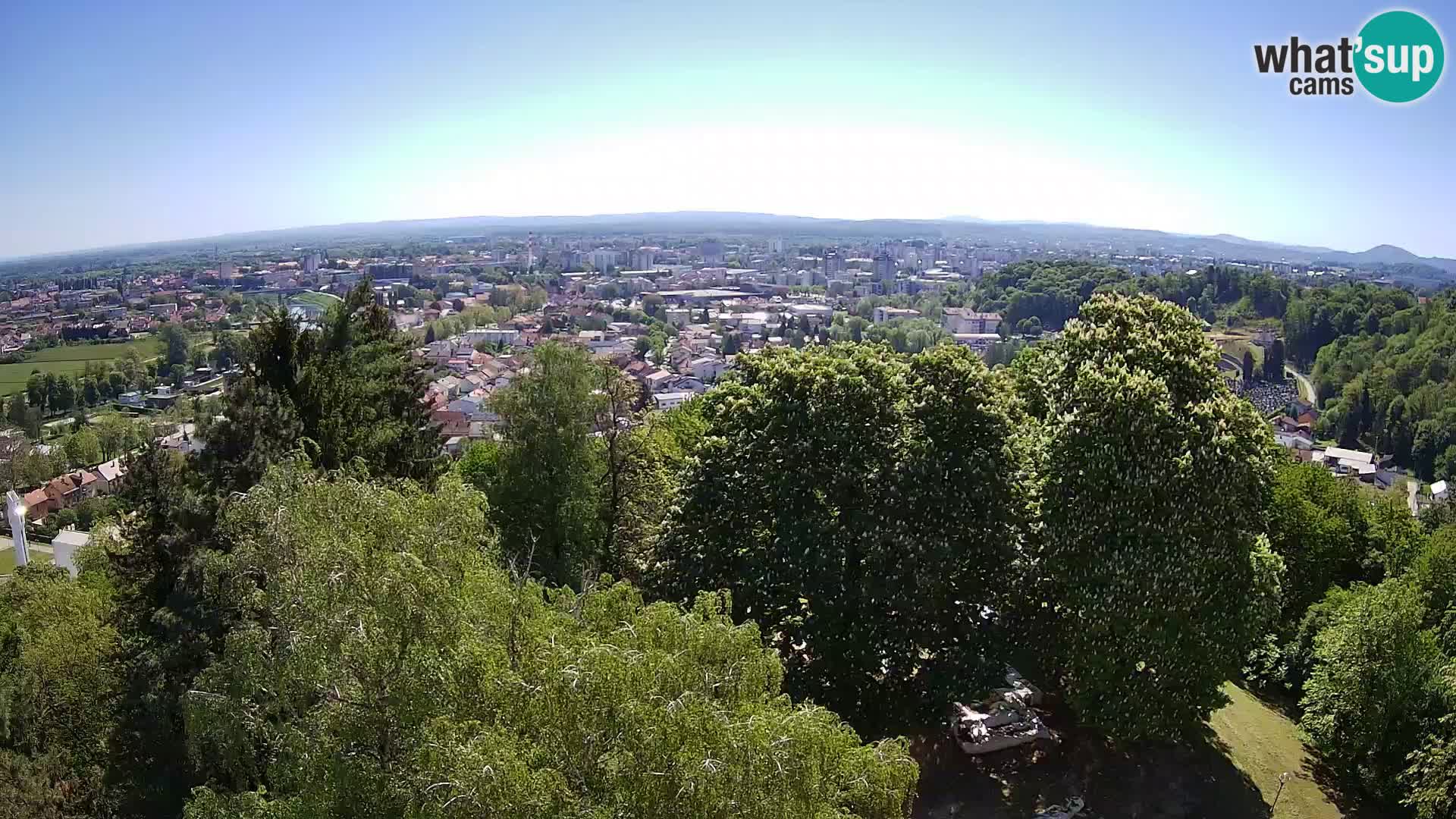 Webcam Karlovac Château Dubovac – Vue en direct de ce monument historique