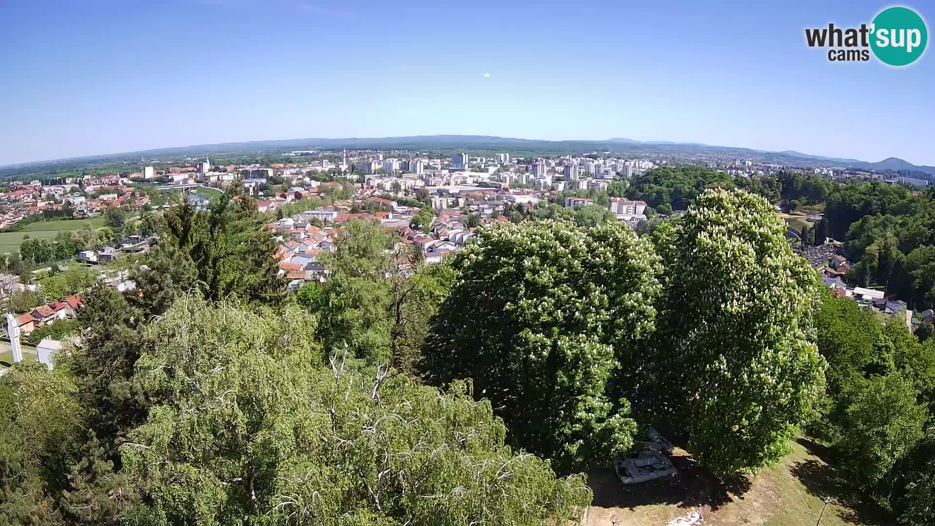 Webcam Karlovac Château Dubovac – Vue en direct de ce monument historique