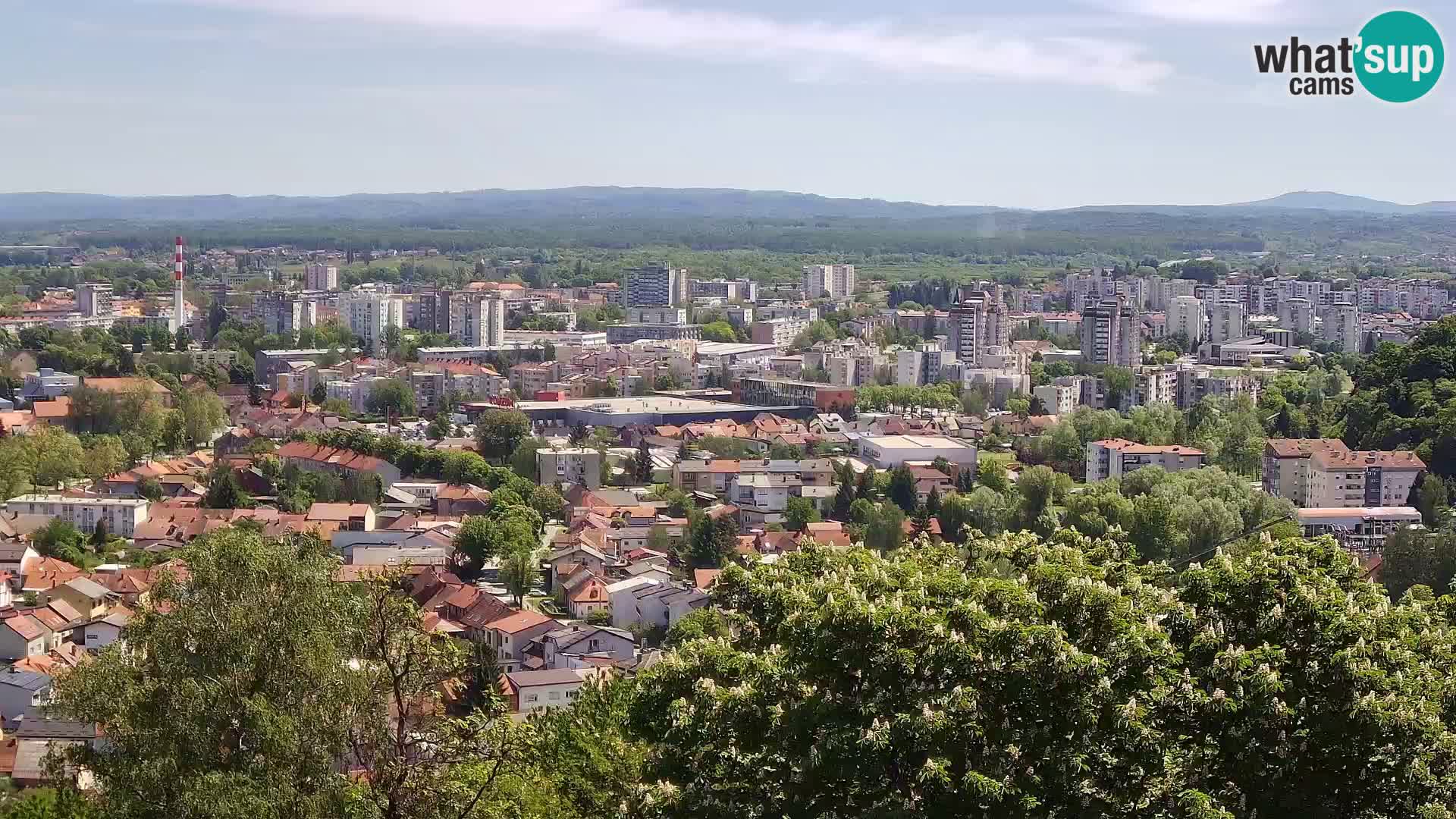 Web kamera Karlovac – Dvorac Dubovac uživo