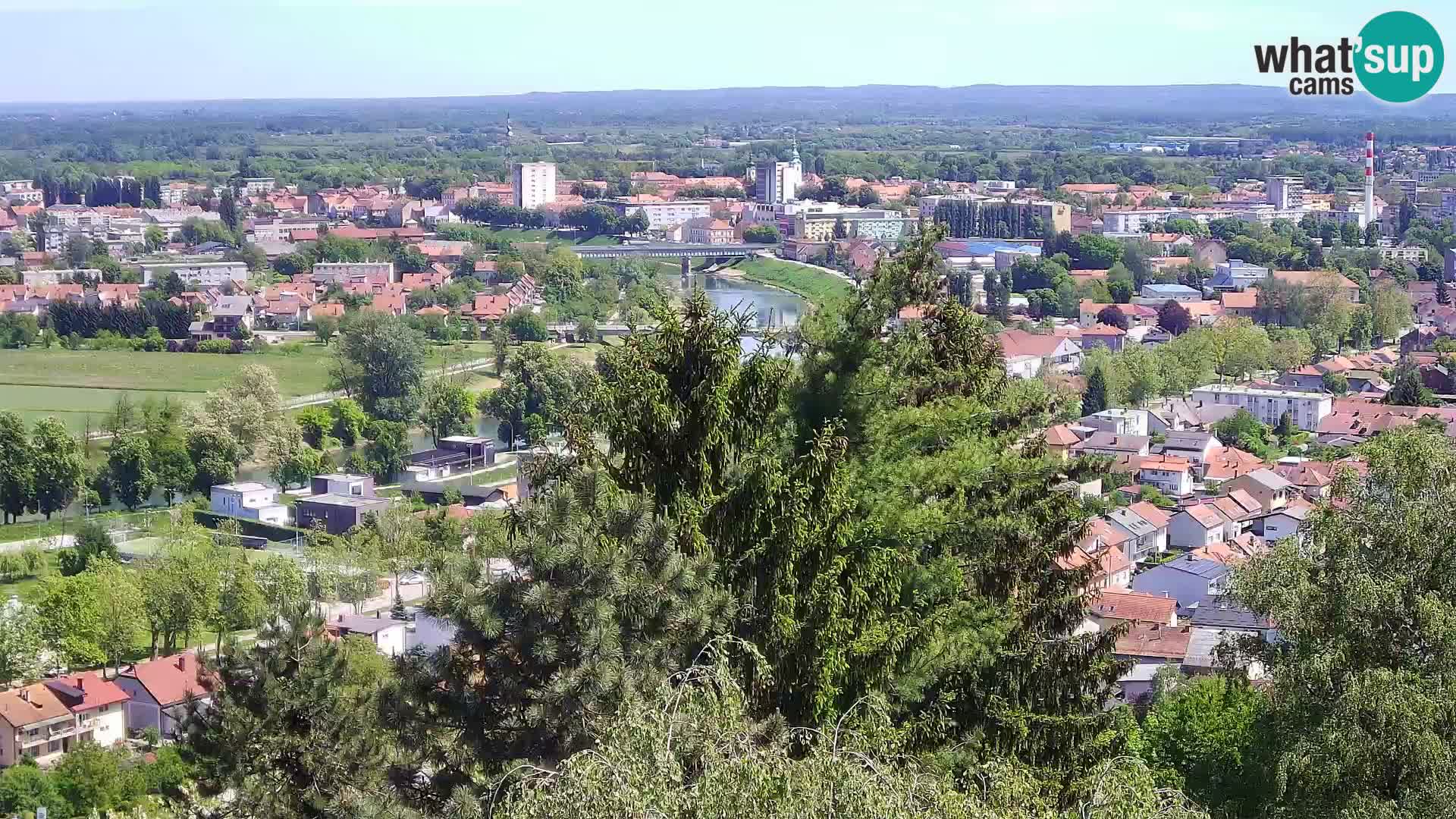 Web kamera Karlovac – Dvorac Dubovac uživo