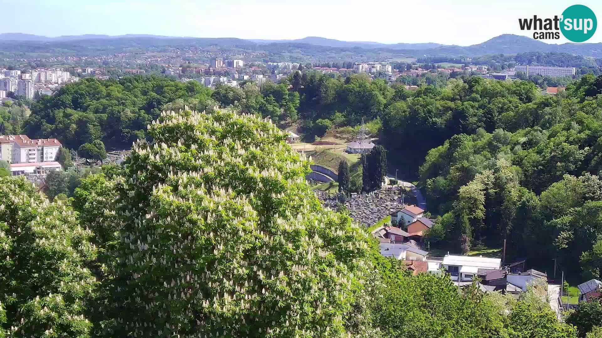 Webcam Karlovac Château Dubovac – Vue en direct de ce monument historique