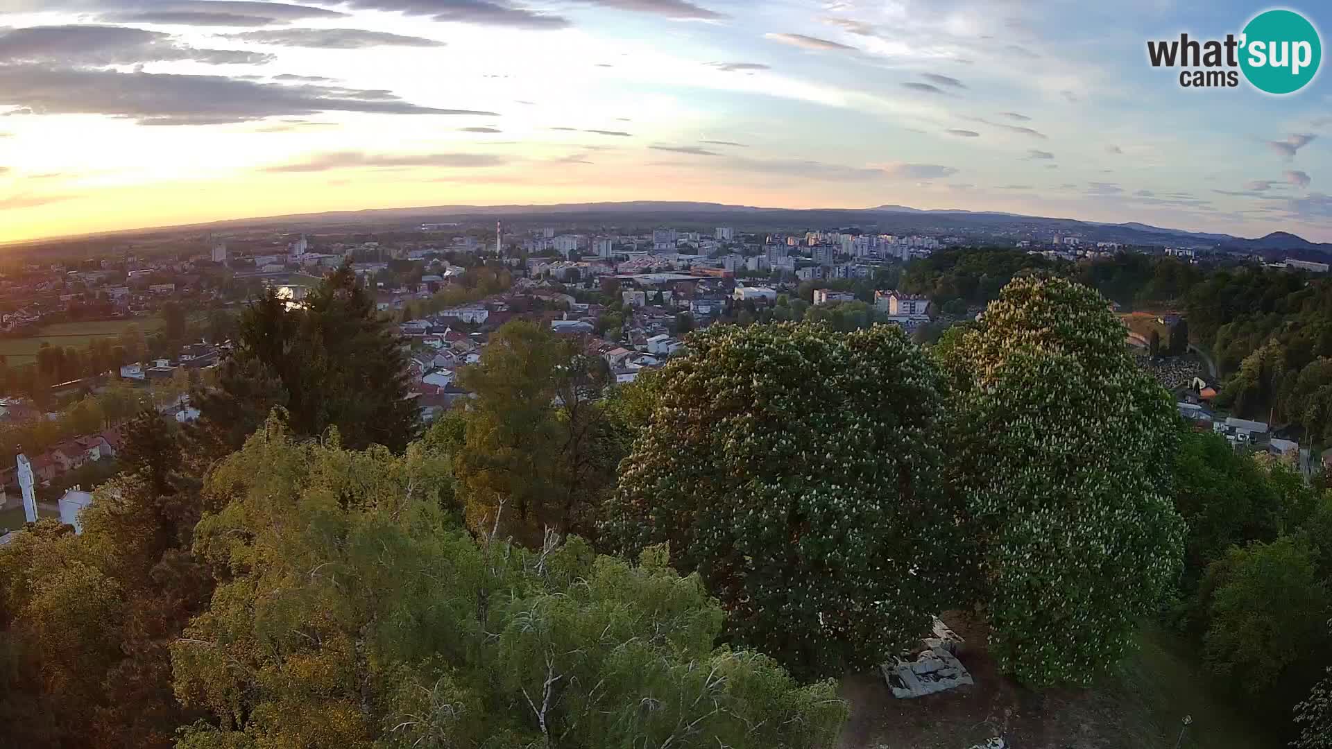 Webcam Karlovac Château Dubovac – Vue en direct de ce monument historique