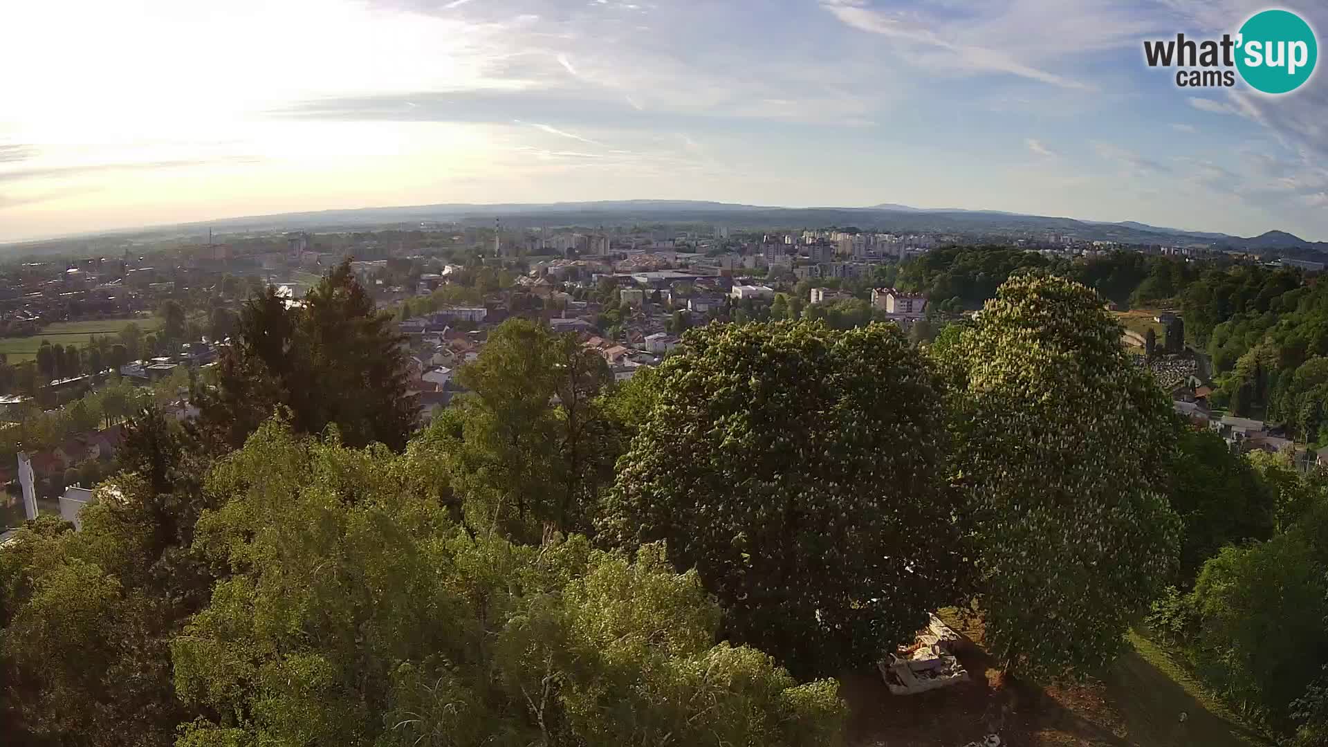 Webcam Karlovac Château Dubovac – Vue en direct de ce monument historique