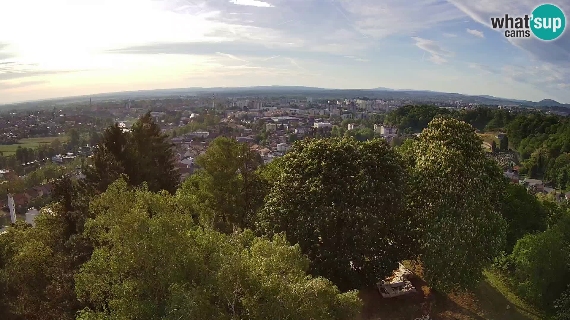 Webcam Karlovac Château Dubovac – Vue en direct de ce monument historique